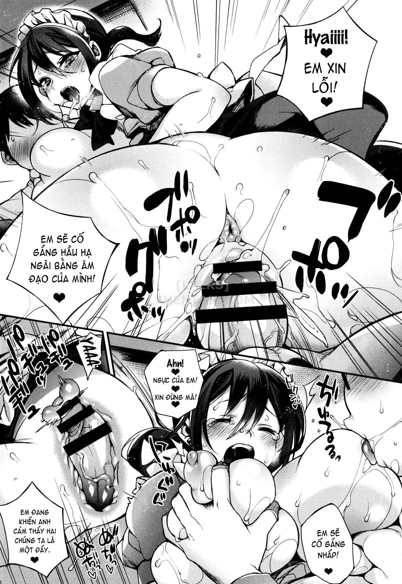 Đọc truyện hentai Ojou-Sama To Maid No Midara Na Seikatsu - Chap 1