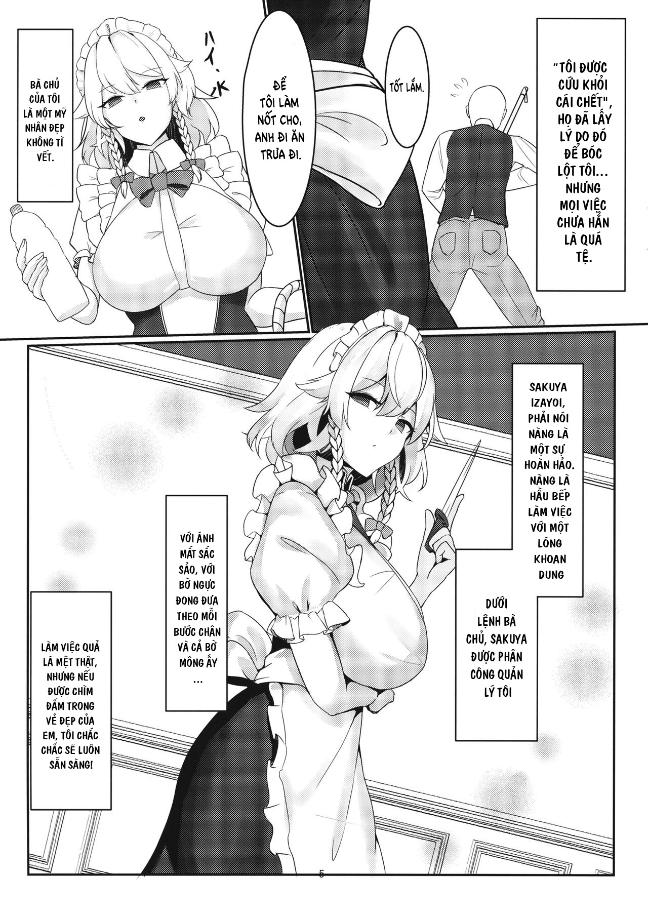 Đọc truyện hentai Izayoi Sakuya Kaihou Saimin - Oneshot