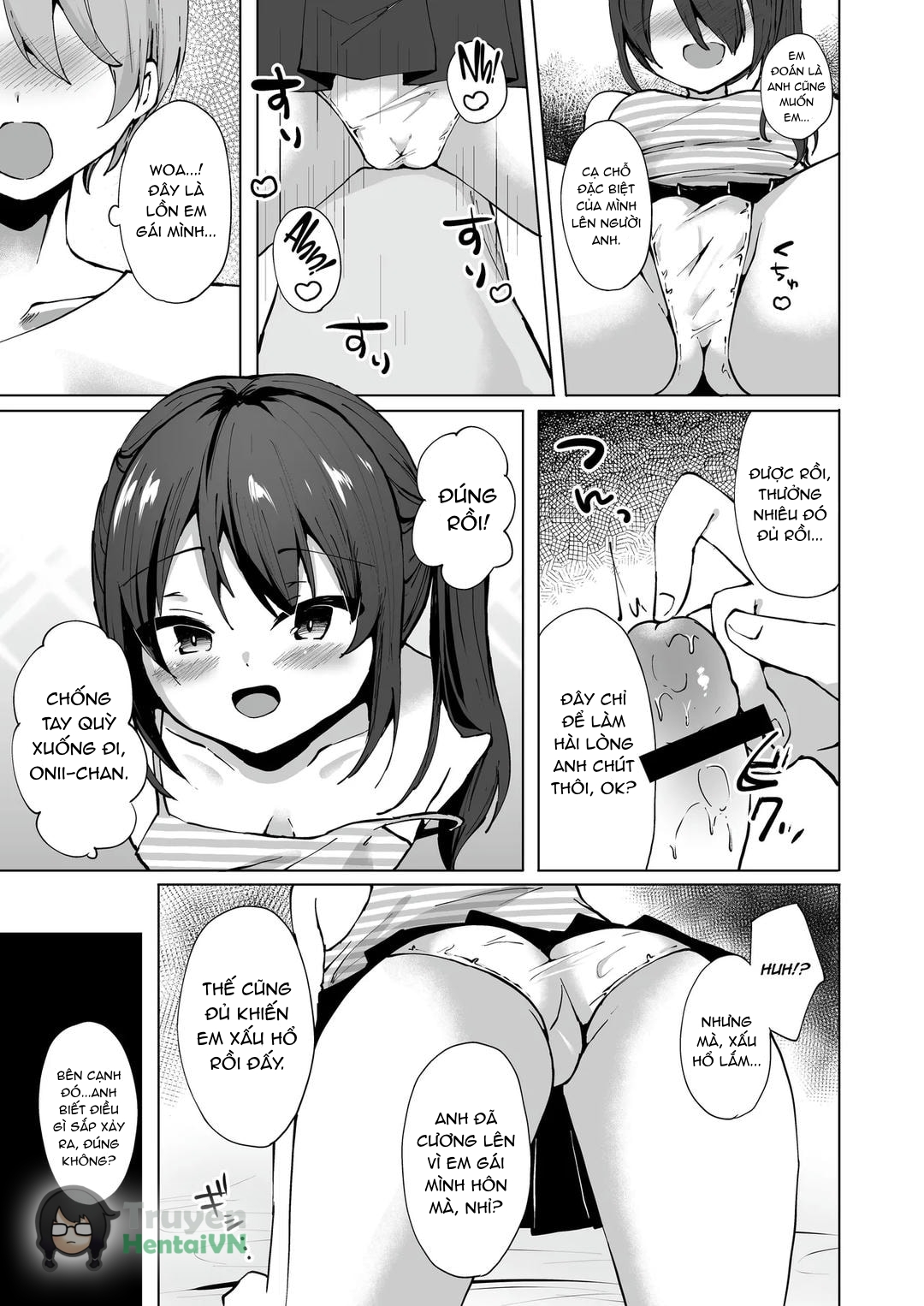 Đọc truyện hentai Namaiki J Imouto ga Onii-chan no Yumenikki o Kanaechau! Onii-chan, Kouiu no ga Suki nan desho? - Oneshot