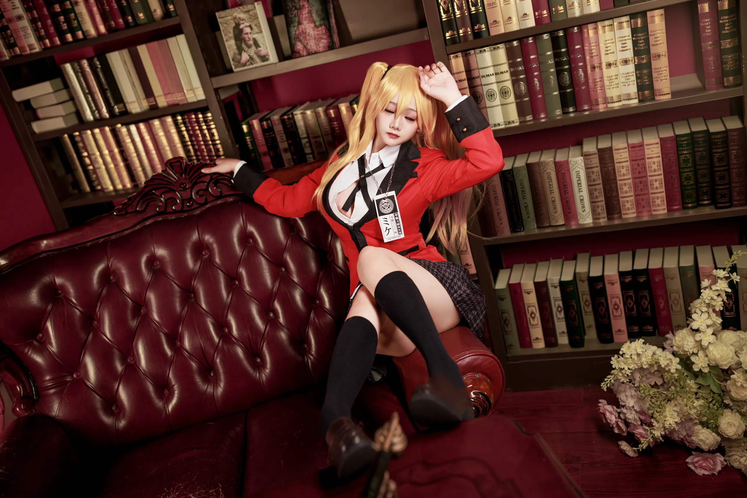 Đọc truyện hentai Tuyển tập Albums siêu phẩm Cosplay - Chap 1109 - A Xuexue - Kakegurui Saotome Meiari Uniform