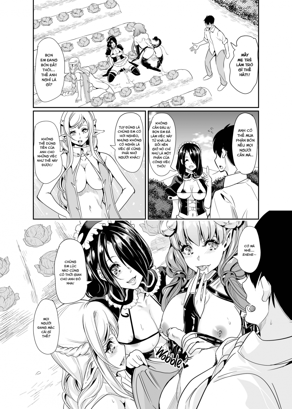 Đọc truyện hentai Dàn Harem tại dị giới - Chap 2(A)