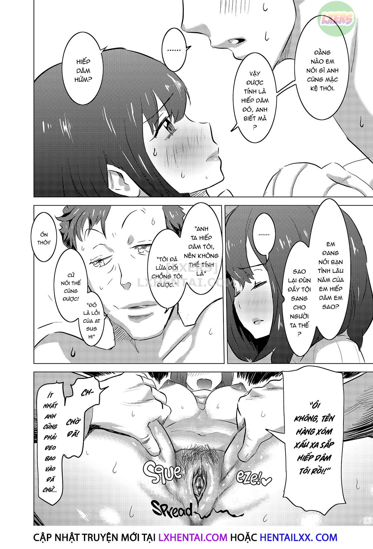 Đọc truyện hentai My Wife Would Never Moan Like in the Unrealistic Porn My Neighbor Watches - Chap 1