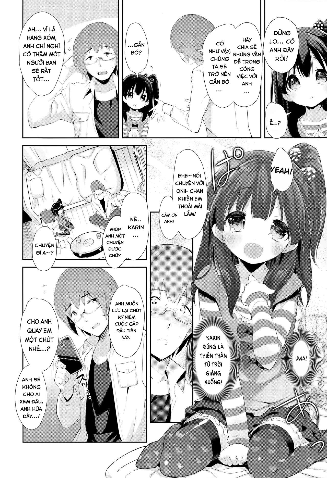 Đọc truyện hentai Tôi may mắn được húp bé loli idol nhà kế bên. - Oneshot