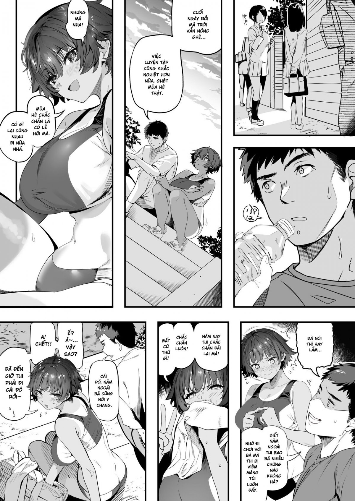 Đọc truyện hentai Rikujoubu no Bokukko Doukyuusei ga Chuunen Komon ni Mesu ni Sareru Ichibu Shijuu - Oneshot cực ngắn