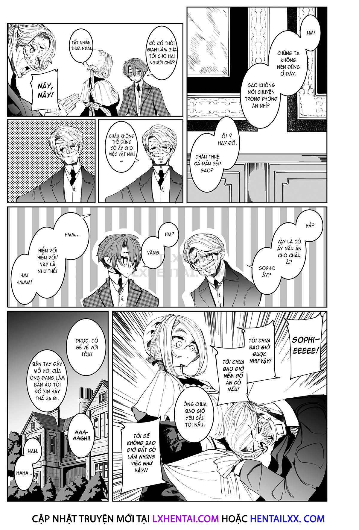 Đọc truyện hentai Shinshi Tsuki Maid no Sophie-san - Chap 4