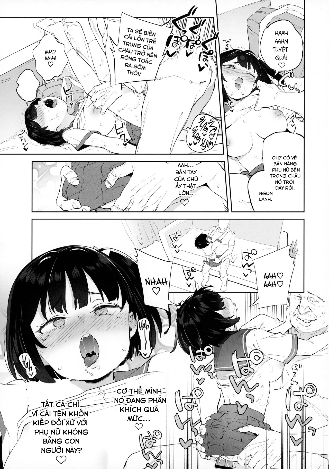 Đọc truyện hentai Chinpo no Dekasa de shika Otoko no Kachi ga Wakaranaku Natta - Oneshot