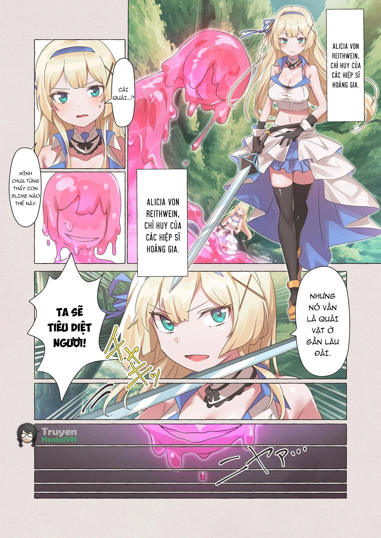 Đọc truyện hentai Slime Pandemic ~princess knightess succumbs to a slime's energy drain~ - Oneshot