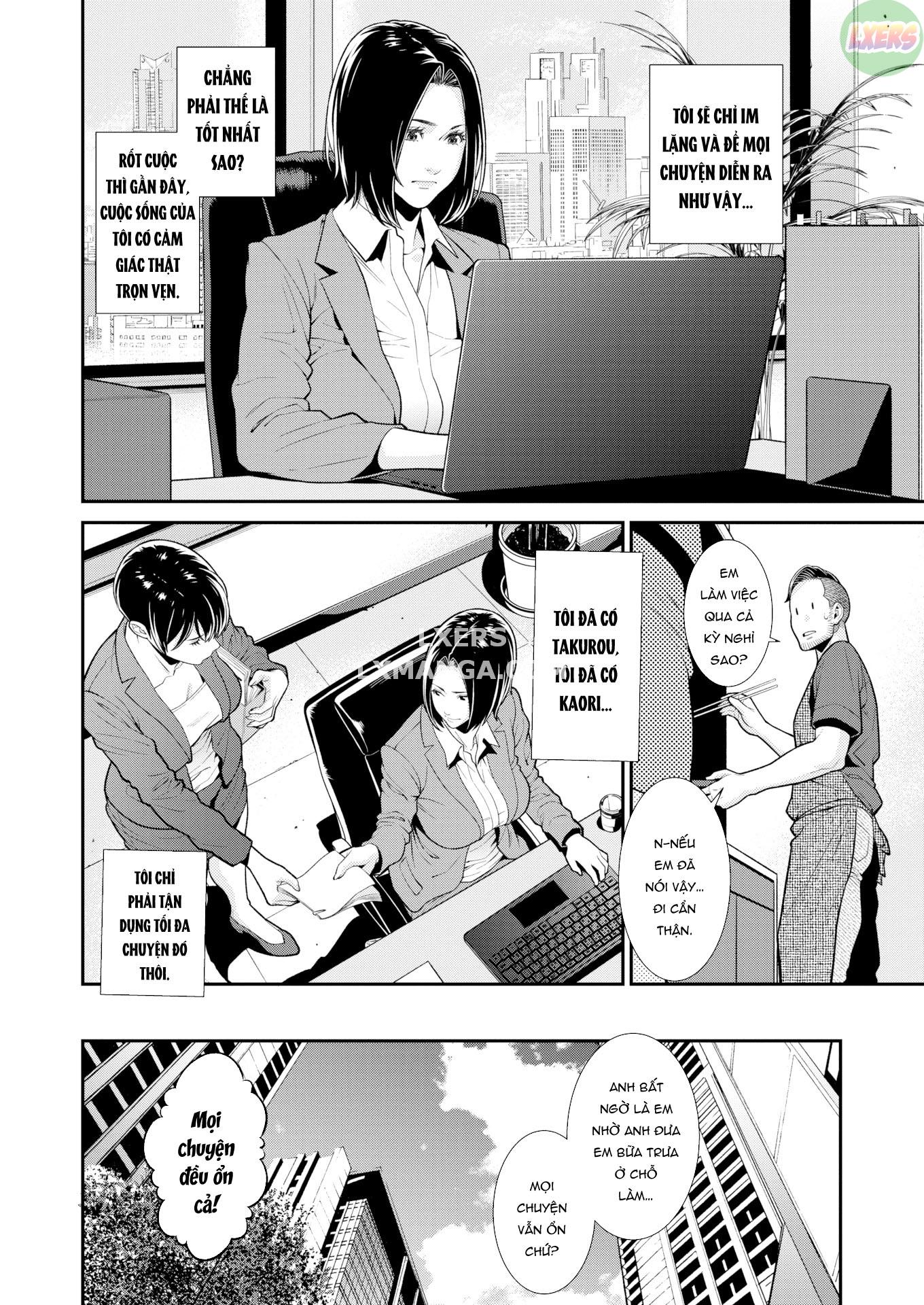 Đọc truyện hentai Cấp dưới được vợ đưa về nhà hóa ra lại là bạn gái cũ - Chap 2 ~Turn Shizue~ | END