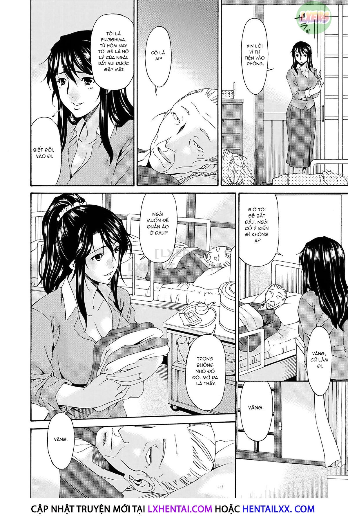 Đọc truyện hentai Kaigo Dorei - Chap 1