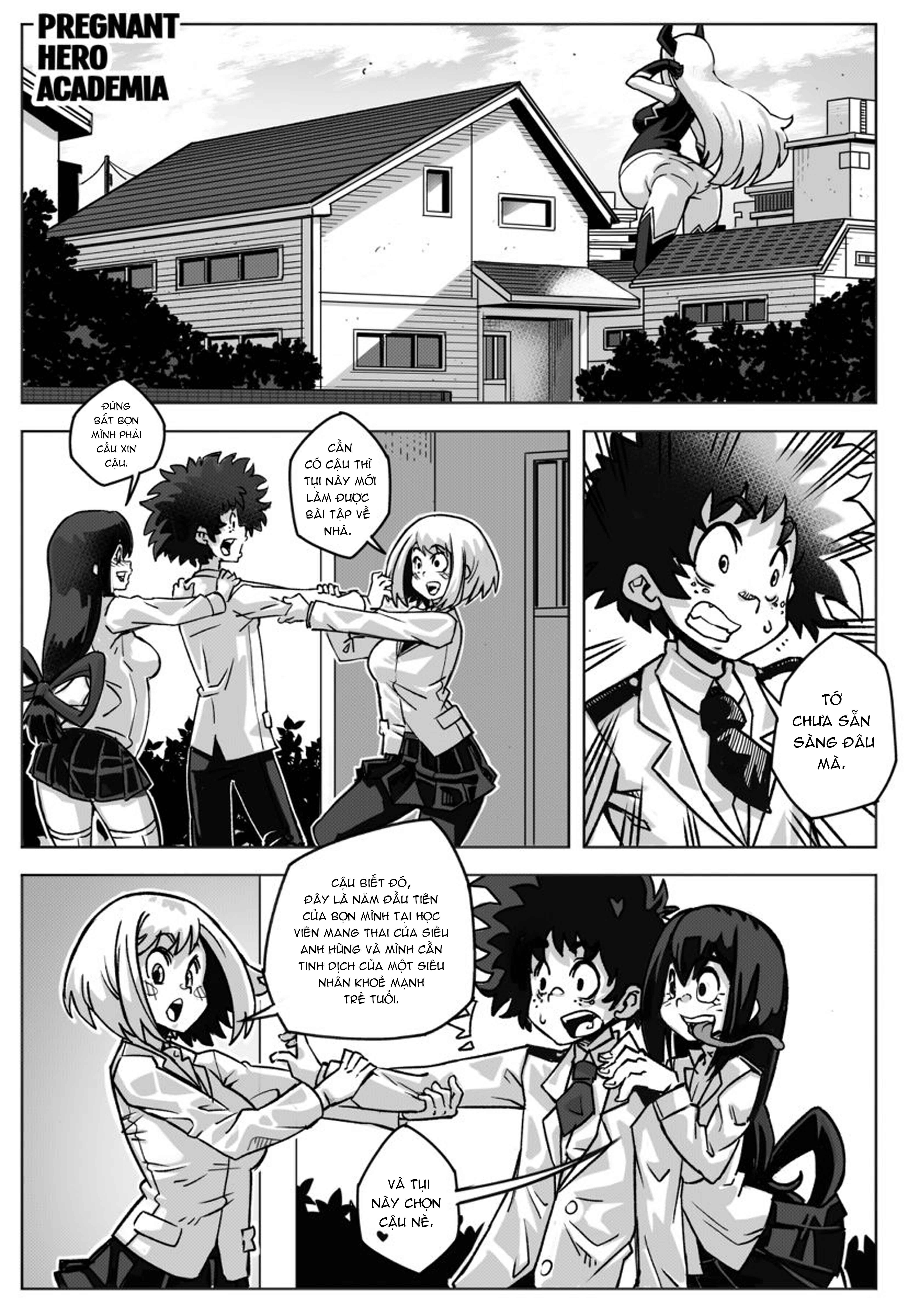 Đọc truyện hentai Pregnant Hero Academia - Oneshot