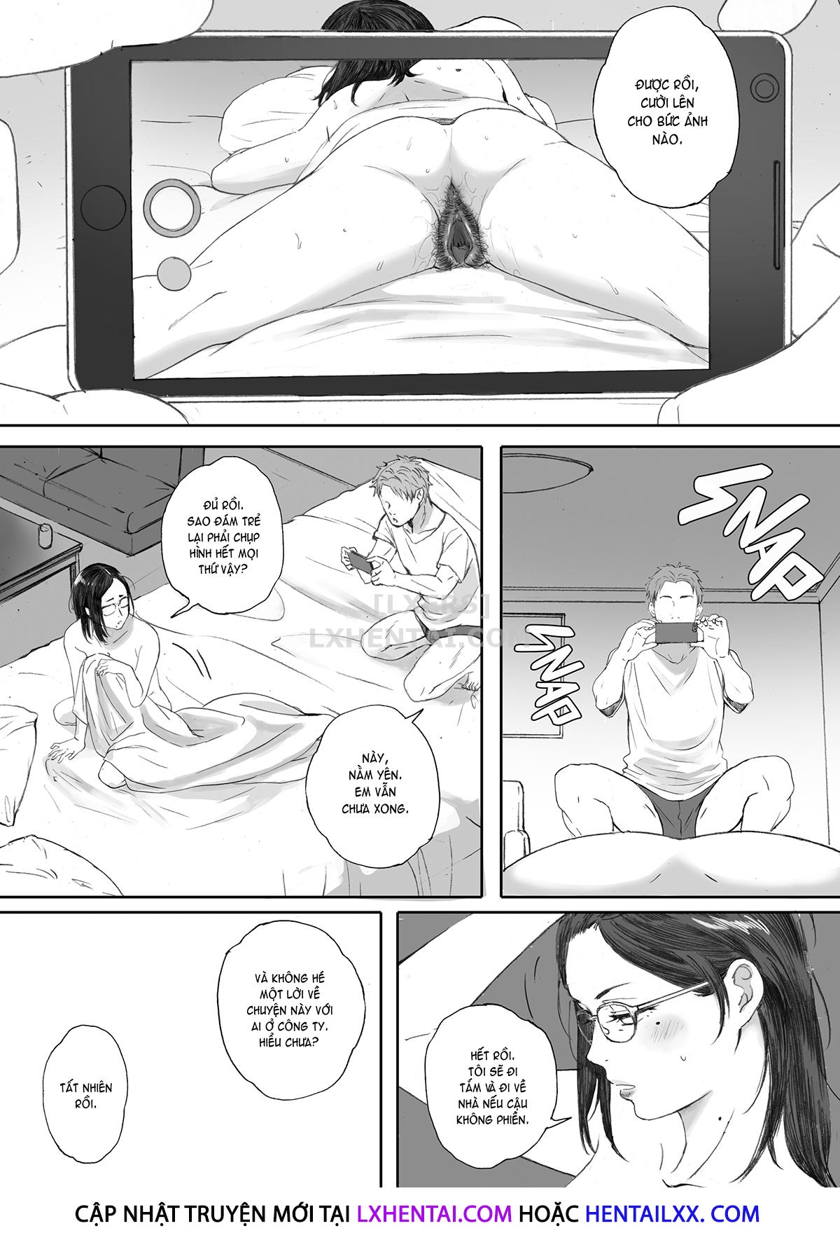 Đọc truyện hentai Middle-Aged Miss Hanada's Defloration - Oneshot