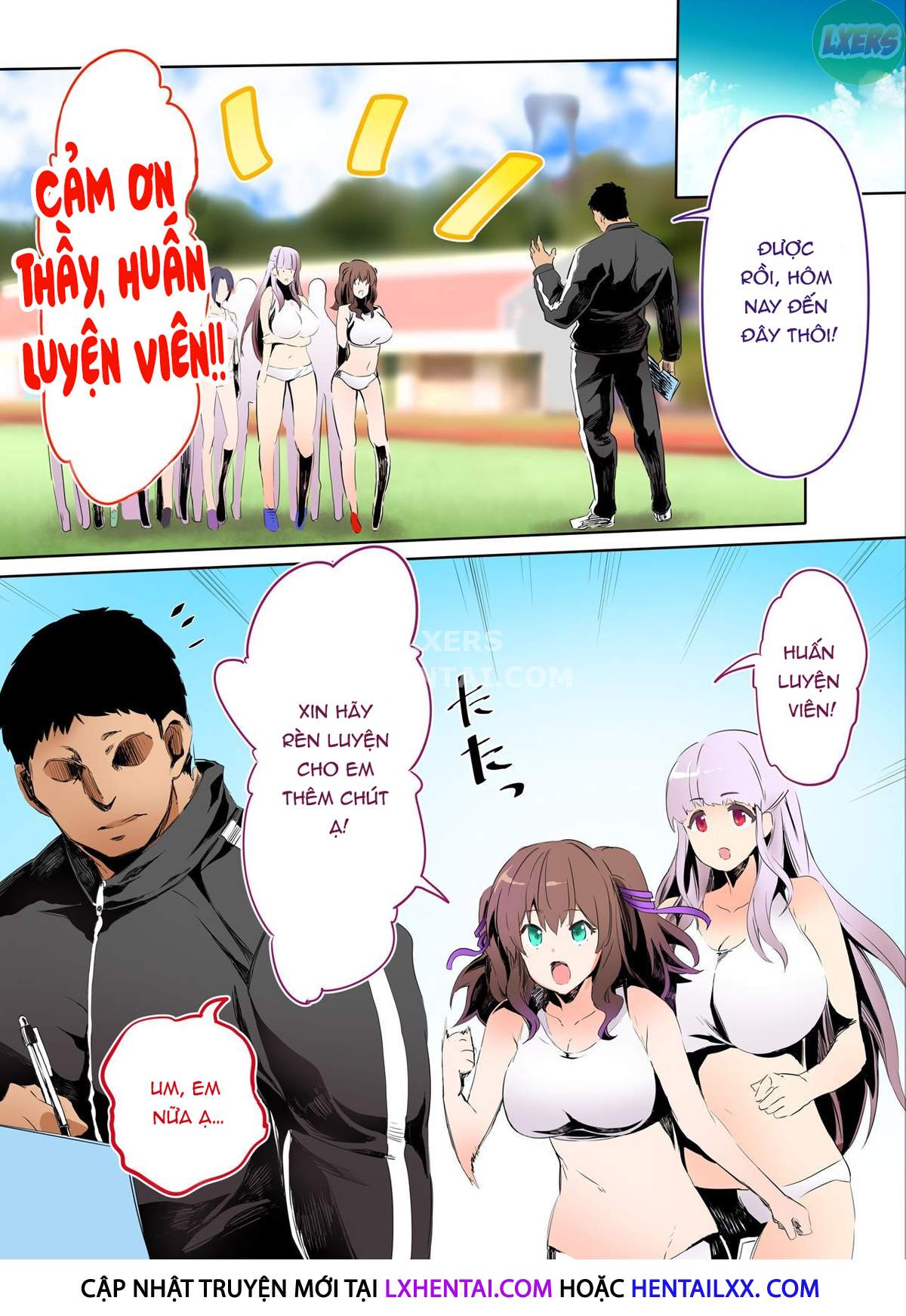 Đọc truyện hentai Rikujoubu Buchou To Fukubuchou Wa Ore No Nama Onaho!!! - Chap 1