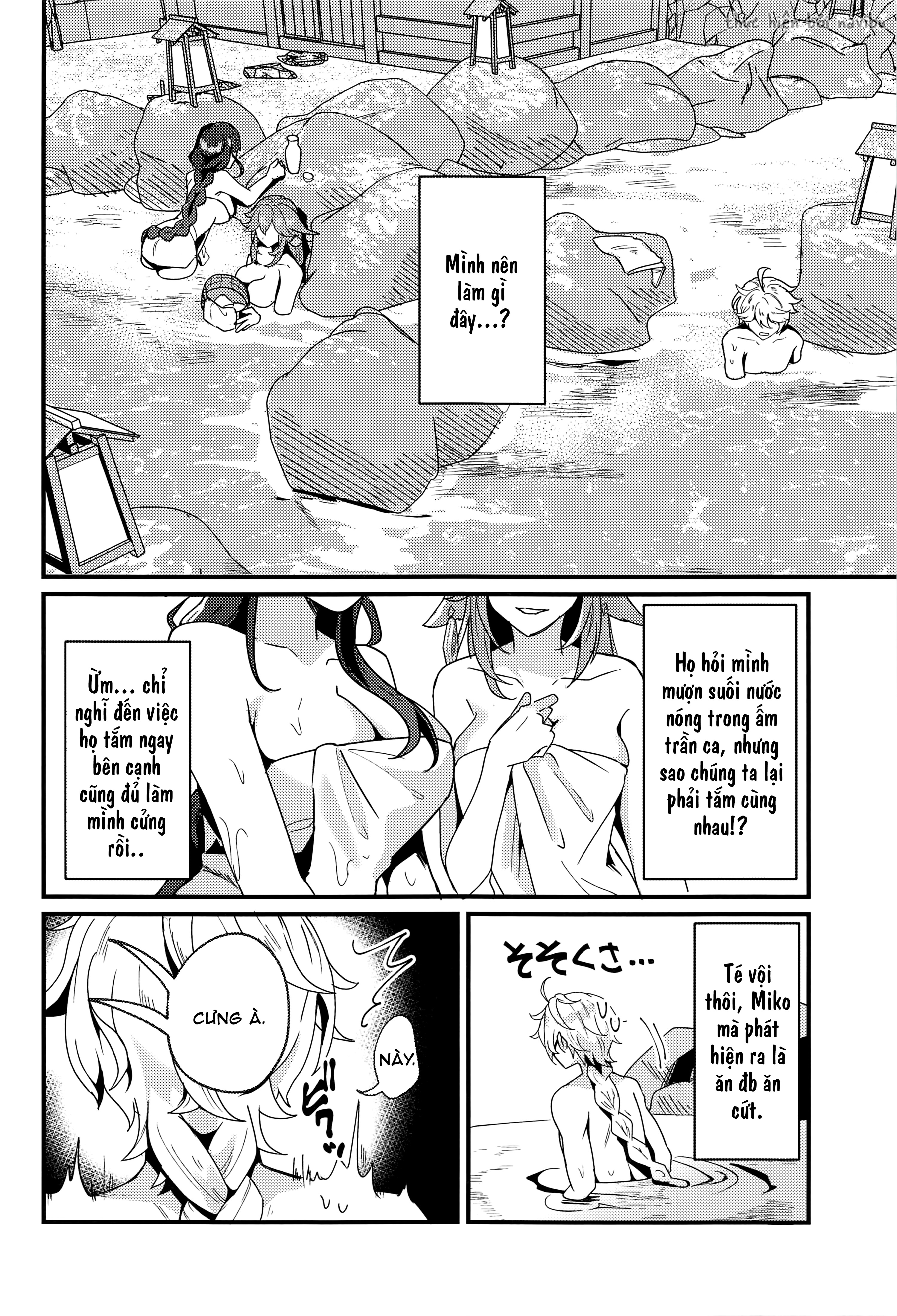 Đọc truyện hentai Kì nghỉ tại suối nước nóng Inazuma - Khổ thân ông cháu:))))