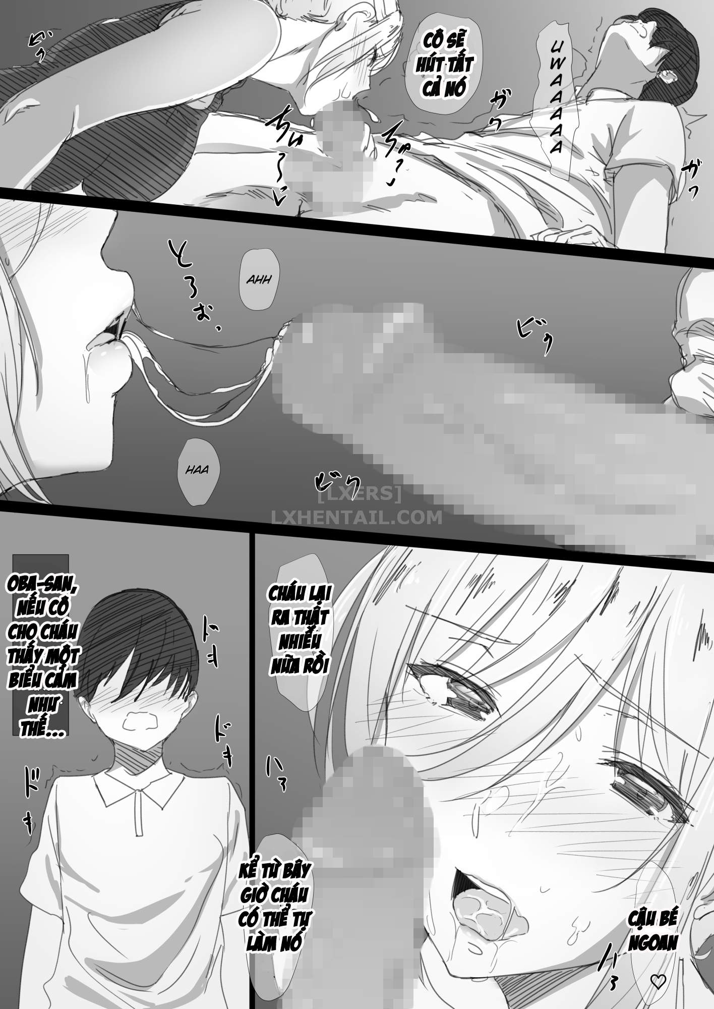 Đọc truyện hentai Yanmama Oba-san no Miwaku no Karada - Chap 1