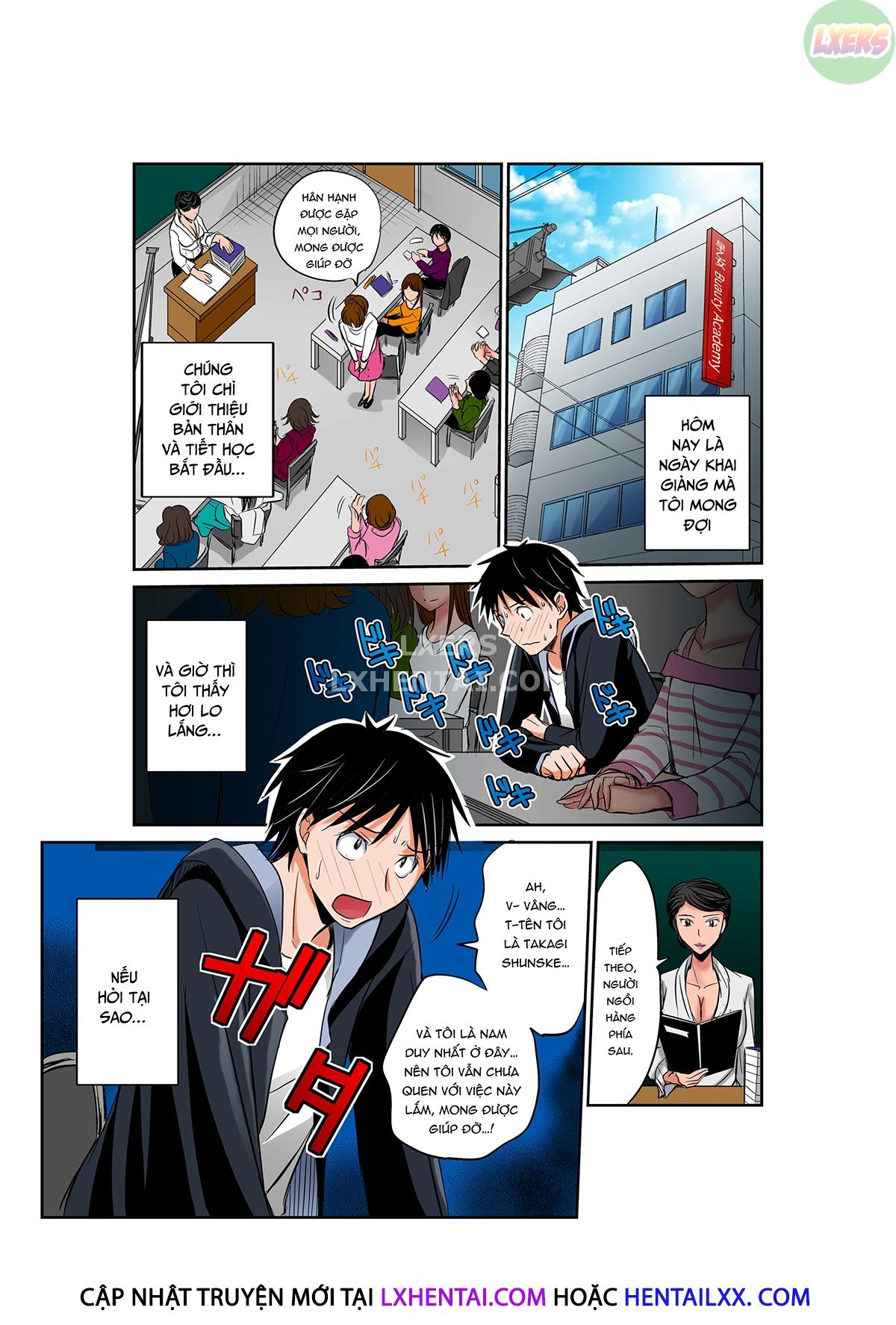 Đọc truyện hentai Học viện Sắc đẹp - Chap 2
