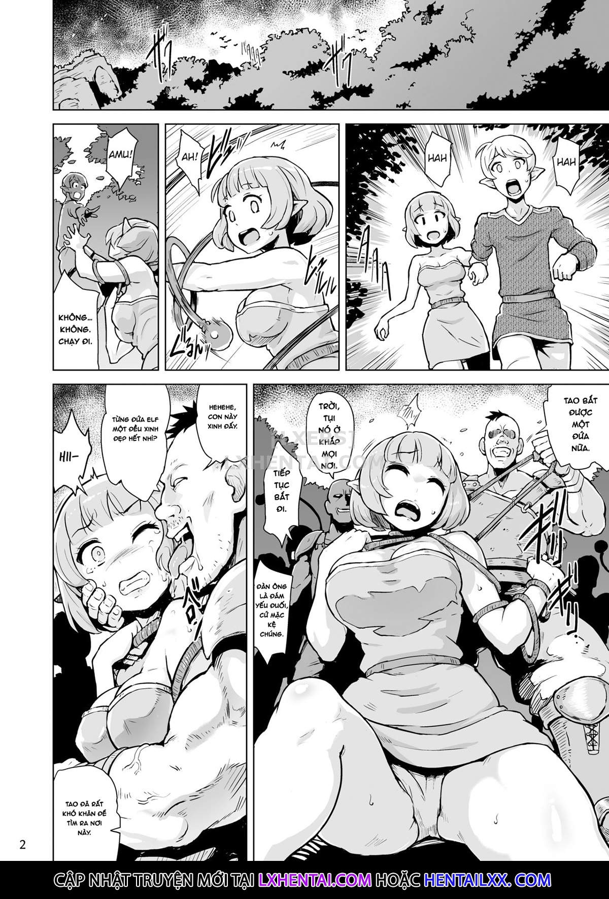 Đọc truyện hentai The Song Of The Lust-Crazed Elves - Oneshot