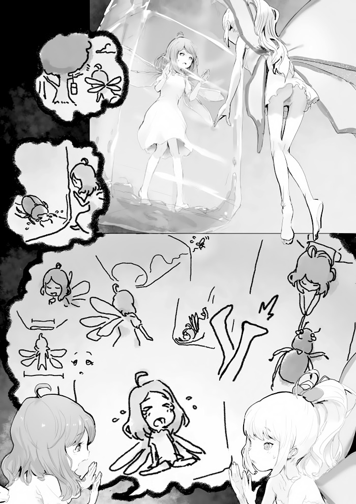 Đọc truyện hentai Mushi to Chiisana Onnanoko-tachi - Oneshot