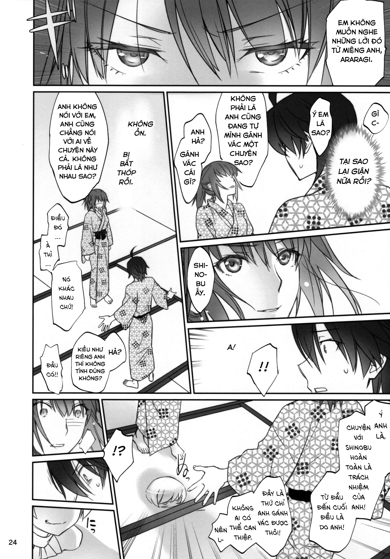 Đọc truyện hentai Hitagi family (Bakemonogatari) - Chap 3.1