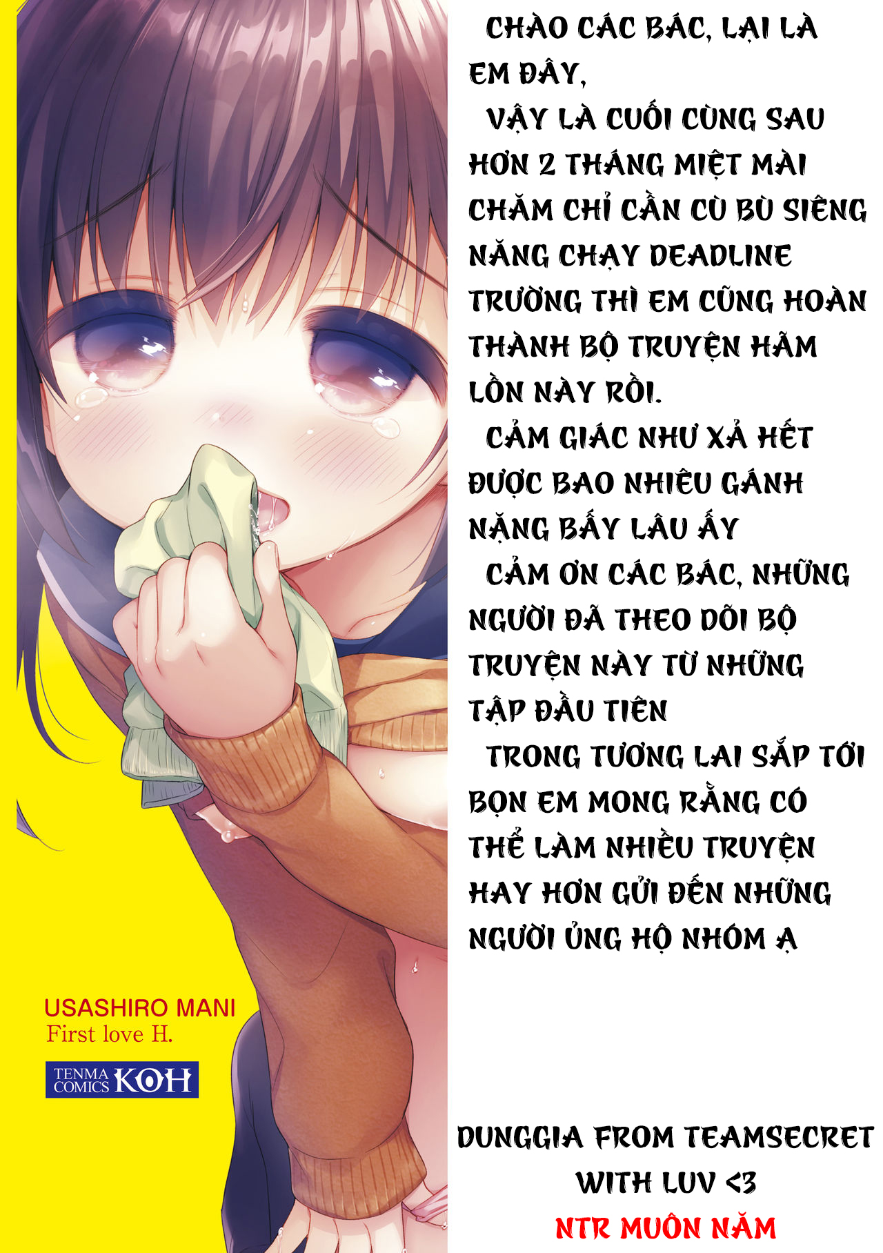 Đọc truyện hentai Hatsukoi Ecchi - First love H. - Chap 7.3: Mẹ đơn thân - END như bìu