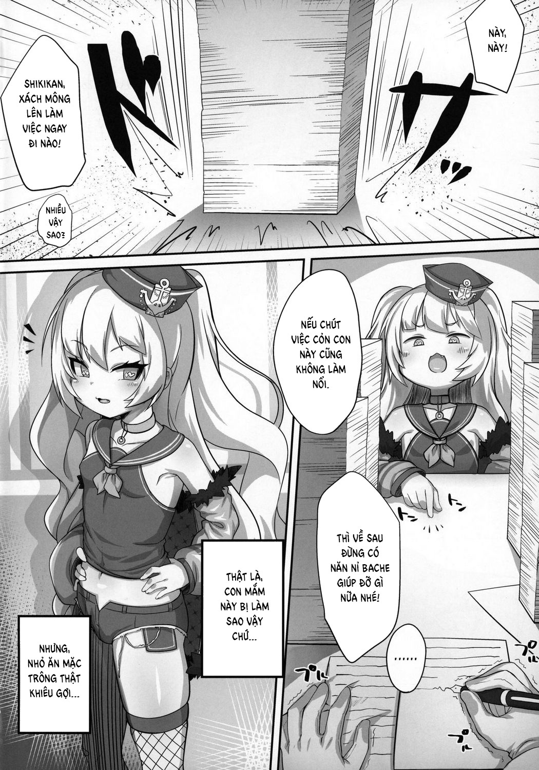 Đọc truyện hentai Chinpo no Osewa mo Bacchi Kooi (Azur Lane) - Oneshot