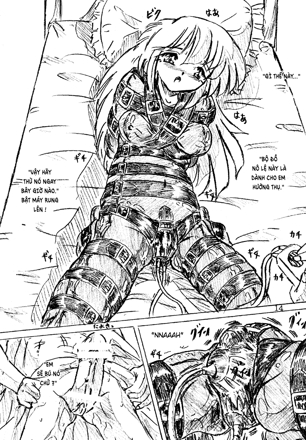 Đọc truyện hentai Jibaku-hime + Osorubeshi Kikai no Pantsu - Oneshot