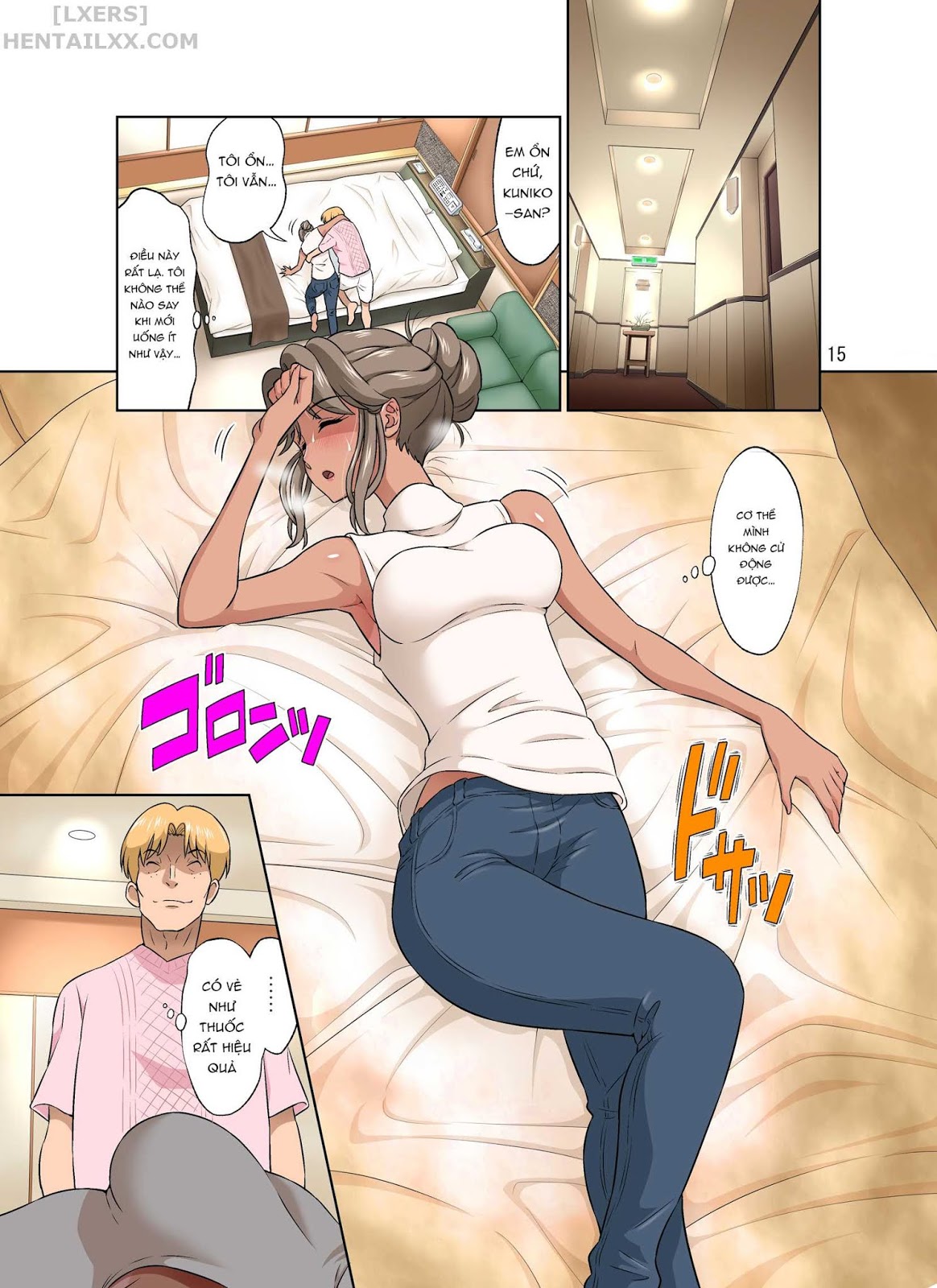 Đọc truyện hentai Khi tôi đang đi công tác, vợ tôi có chuyến đi NTR - Oneshot