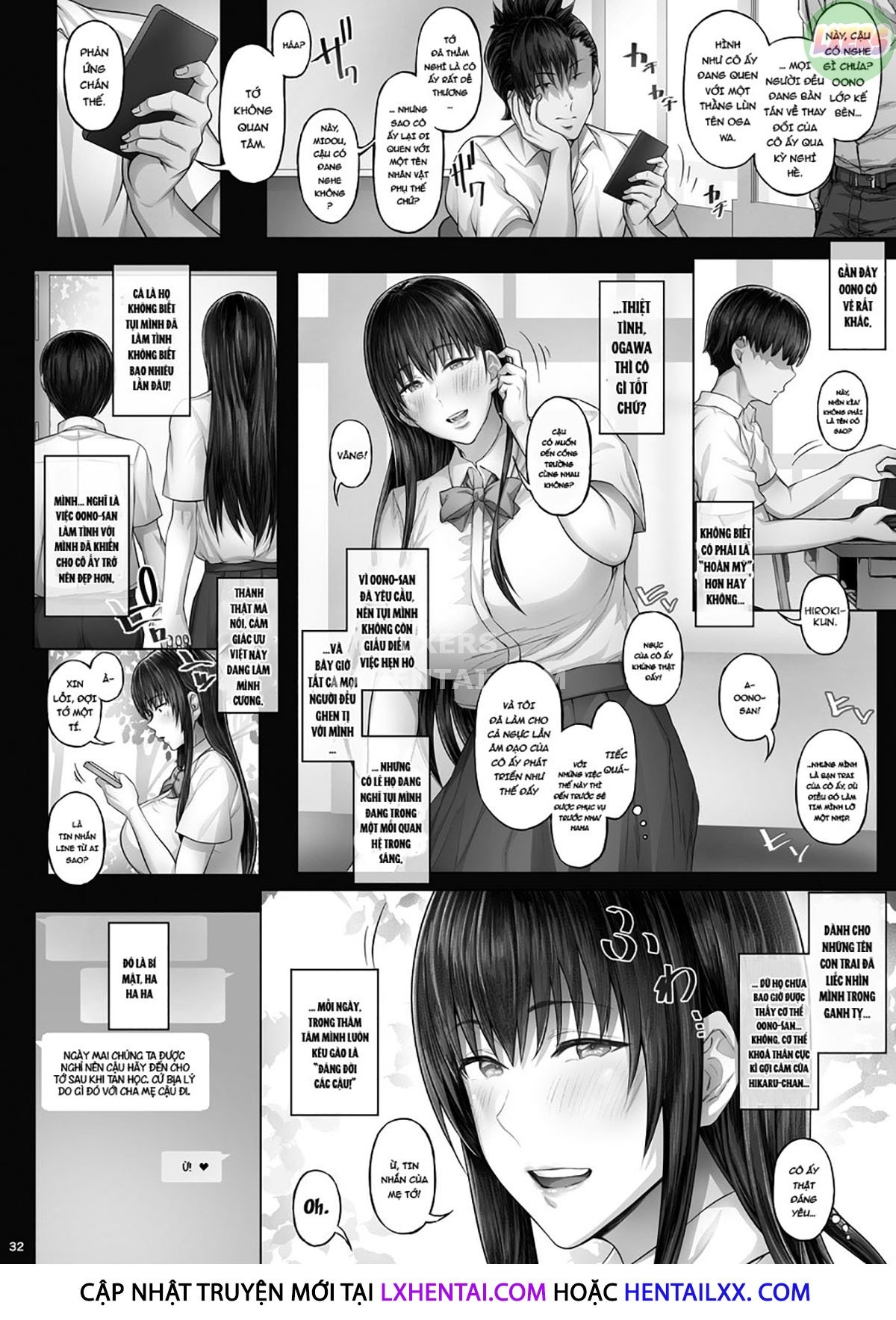 Đọc truyện hentai Kanojo Ga Boku No Shiranai Tokoro De - Chap 2 - [END]