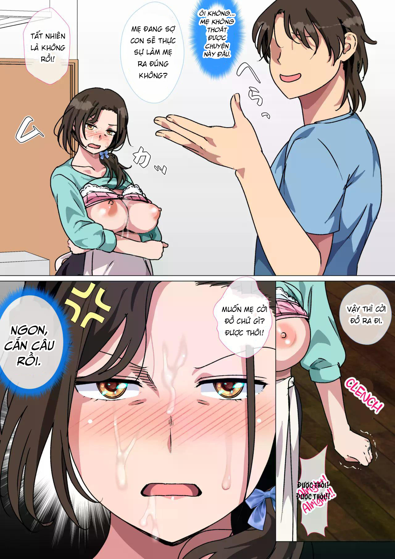 Đọc truyện hentai Haha ga Ecchi na Chouhatsu Shite Kita node Gaman Dekizu ni Hangeki Shimashita - Oneshot