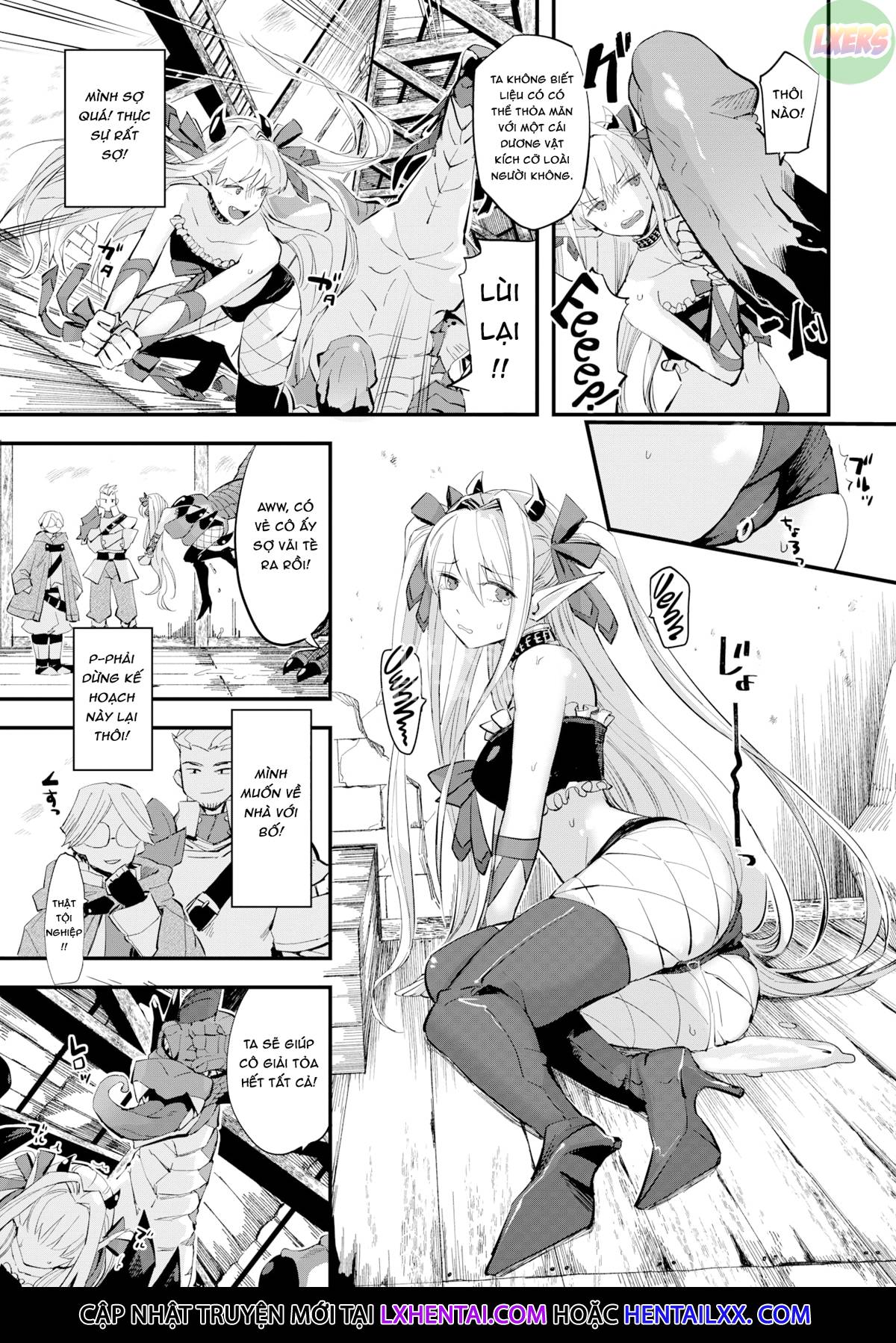 Đọc truyện hentai Con gái của Quỷ vương thật tham lam - Oneshot