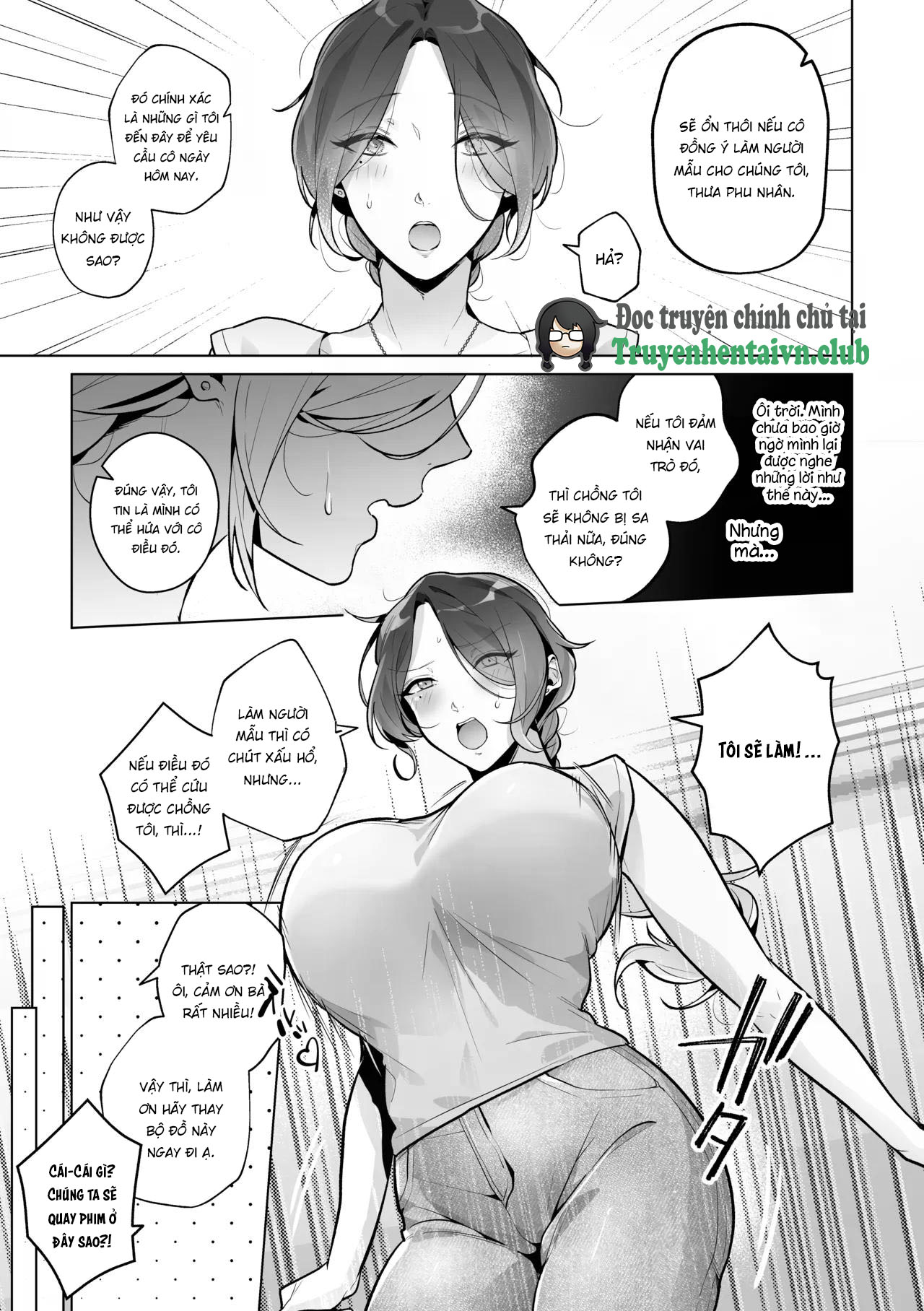 Đọc truyện hentai Damasareyasui Hitozuma Tsuyako-san - Oneshot