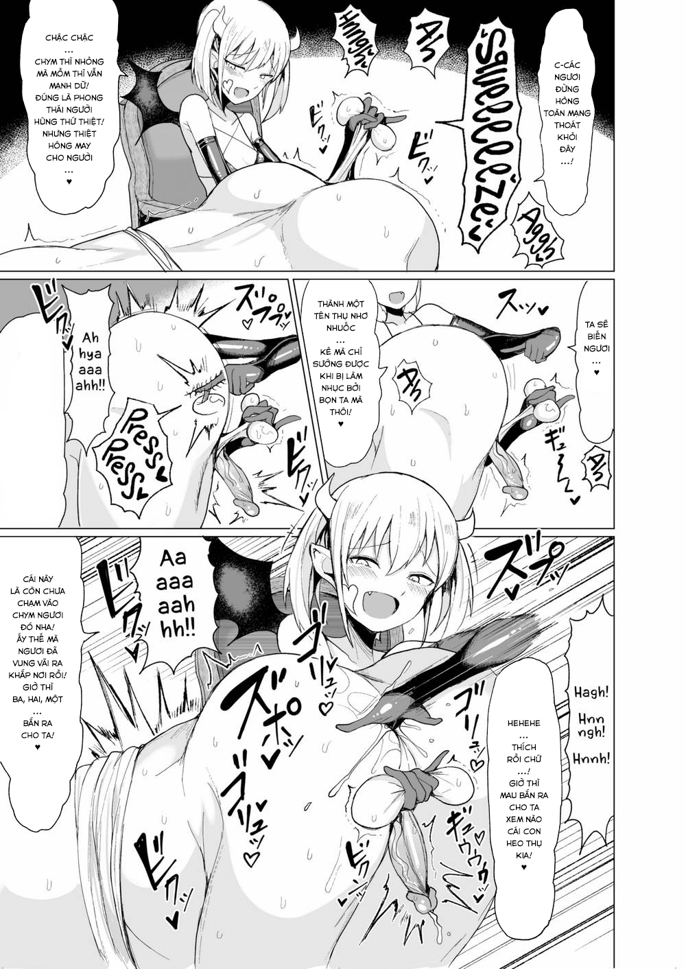 Đọc truyện hentai Ý Trời Bảo Thanh Niên Đụ 2 Em Quỷ Vương! - Oneshot