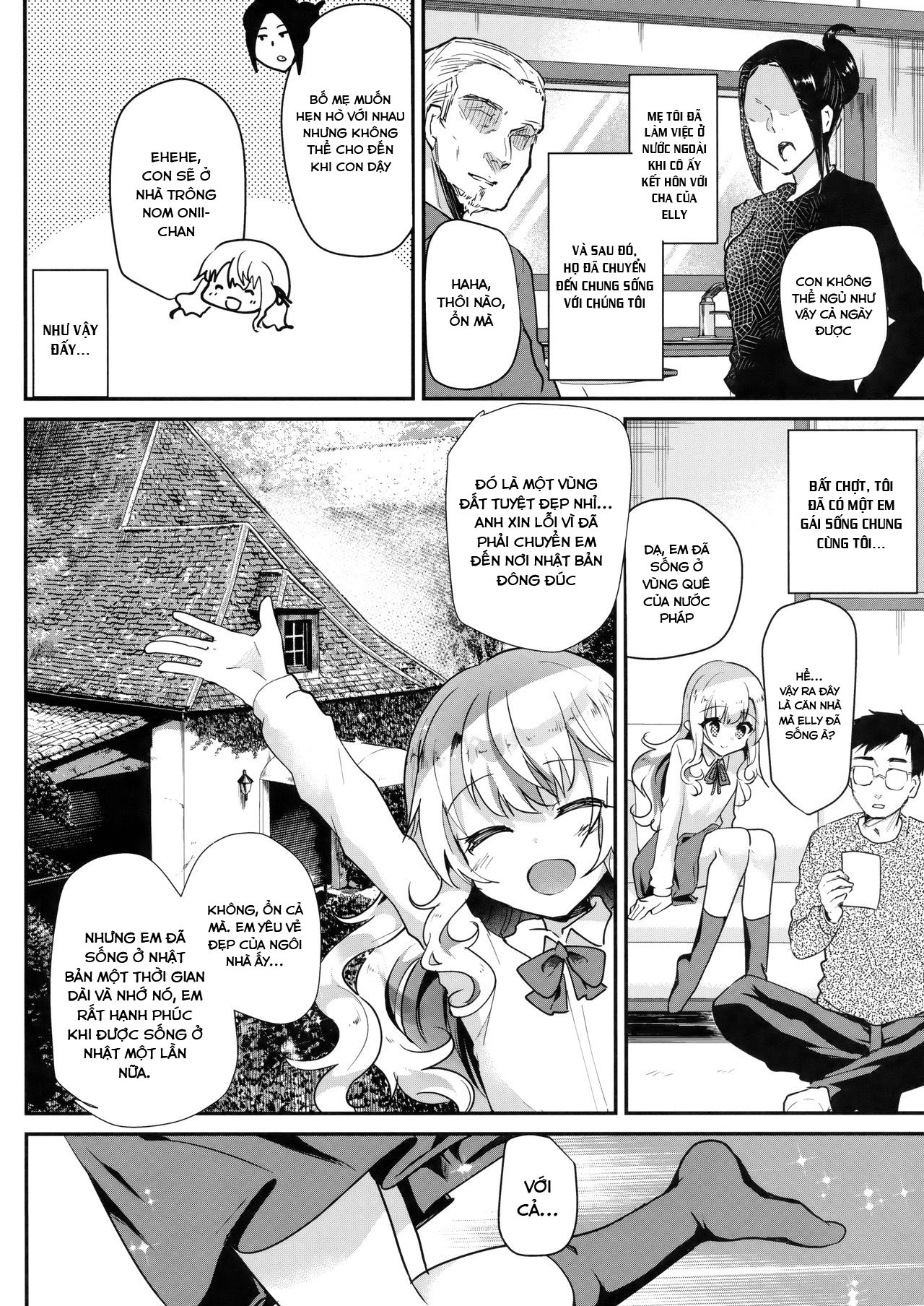 Đọc truyện hentai Em gái Elly-chan dễ thương - Chap 1: Em gái đáng yêu