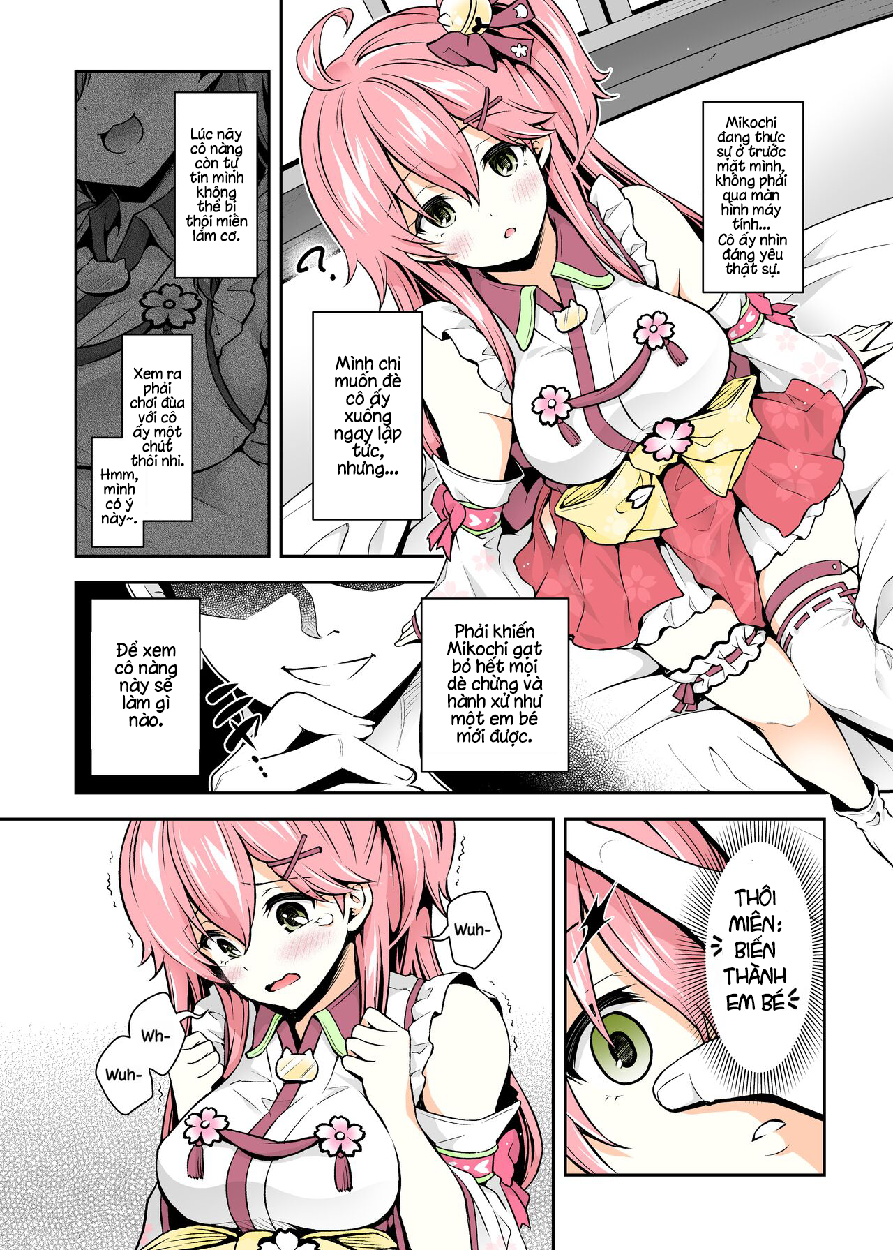 Đọc truyện hentai Sách Thôi Miên Mikochi ~Trở lại làm em bé~ - Oneshot