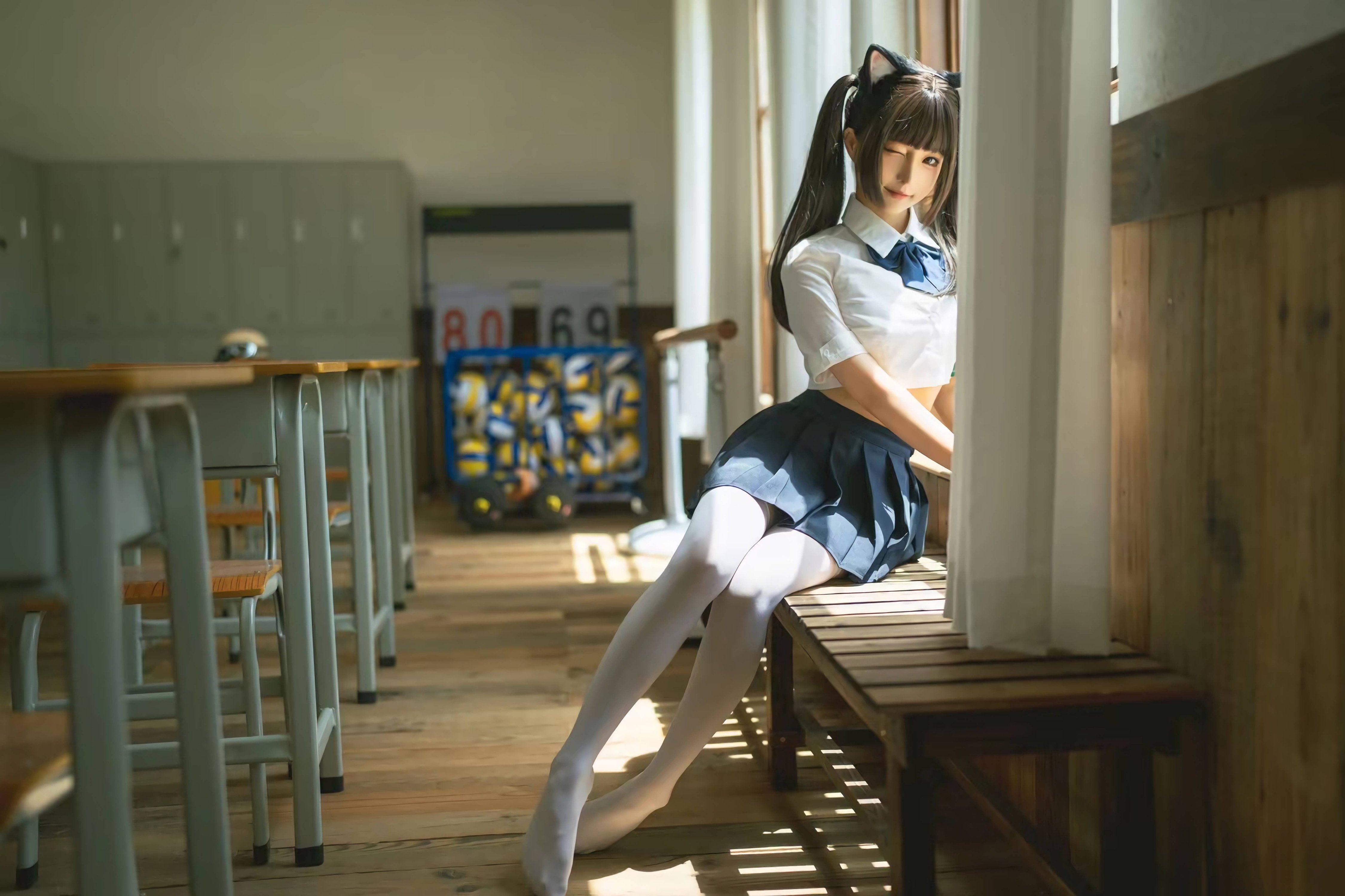 Đọc truyện hentai Tuyển tập Albums siêu phẩm Cosplay - Chap 1319 - Stupid Momo – About my junior being a catgirl