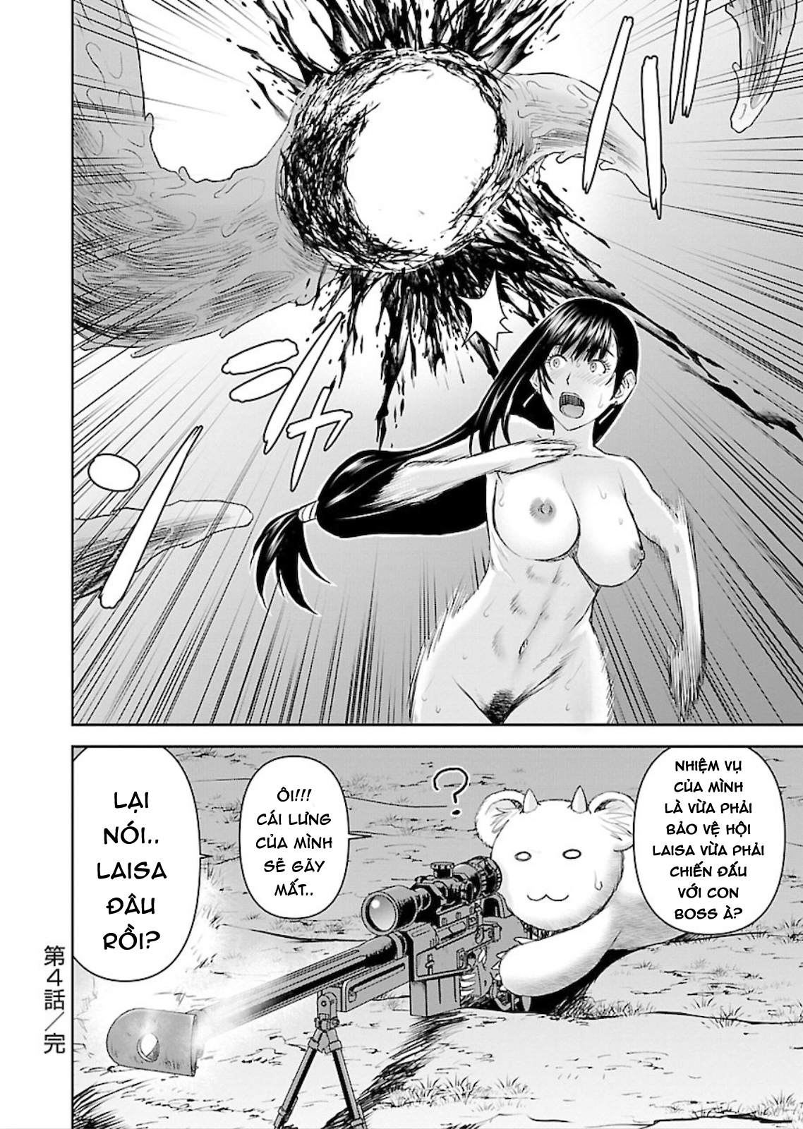 Đọc truyện hentai Xạ thủ mềm mại của Nữ chiến binh - Chap 4