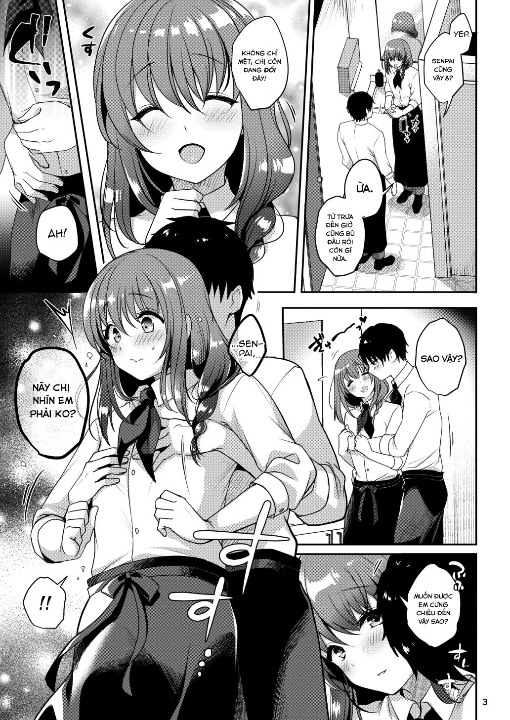 Đọc truyện hentai Senpai no Oppai - Chap 1