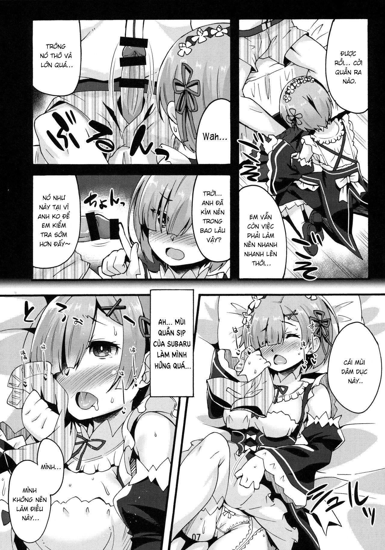 Đọc truyện hentai Rem’s Playing by Herself (Re:Zero Kara Hajimeru Isekai Seikatsu) - Oneshot