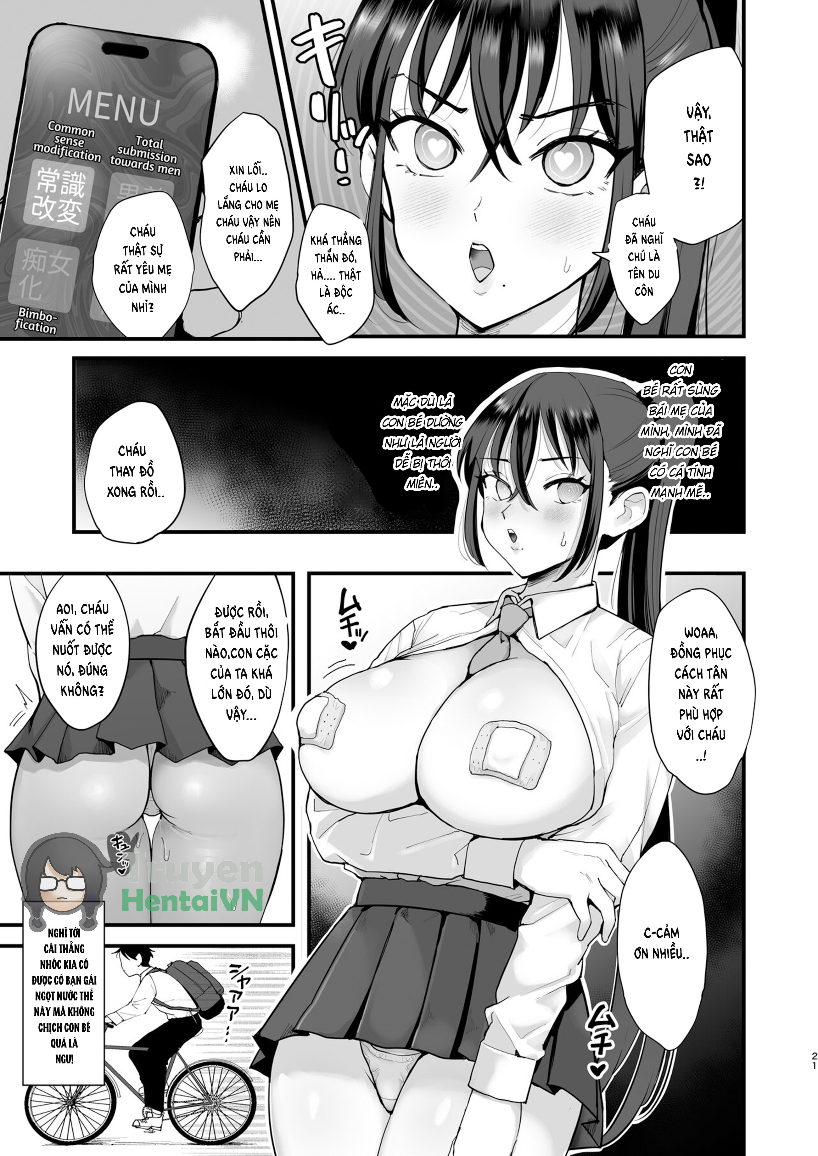 Đọc truyện hentai Entranced Daughter and Natural Airhead Mother - Oneshot