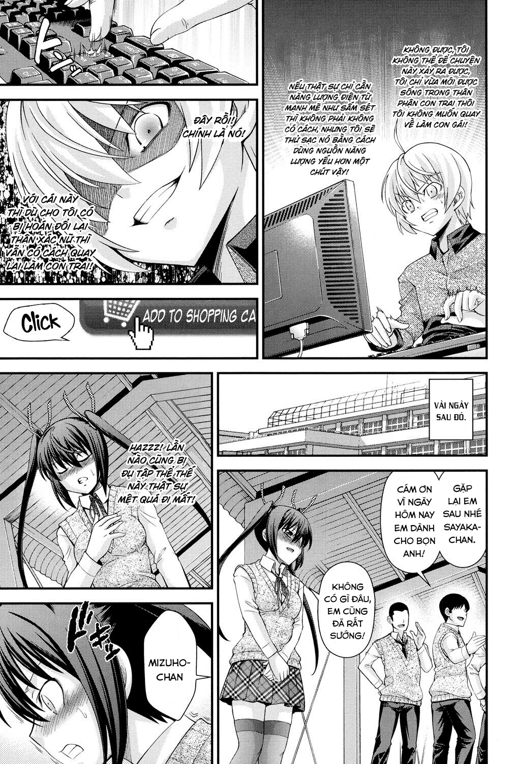 Đọc truyện hentai Hoán đổi với em gái - Chap 5 END