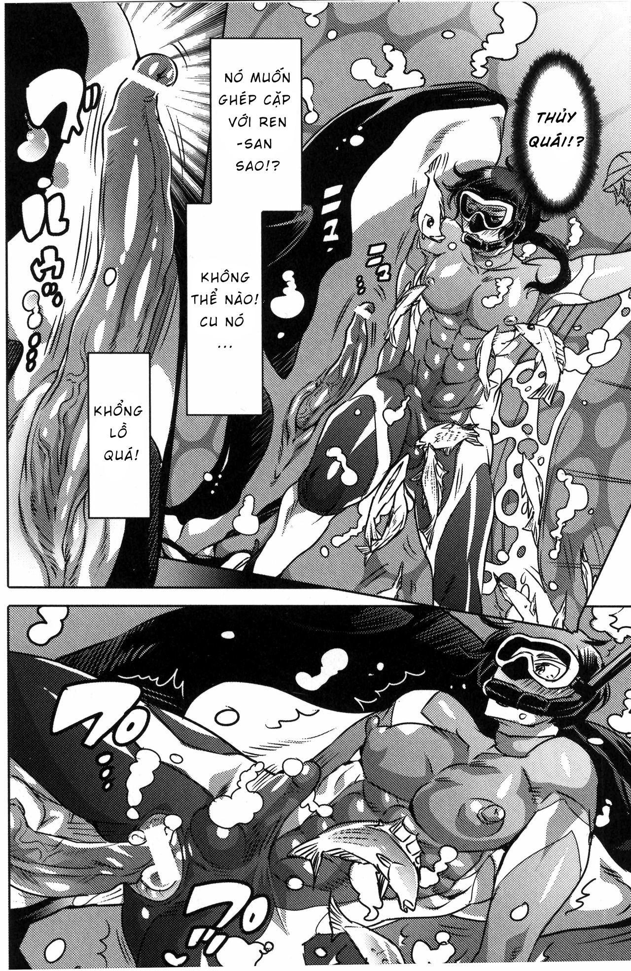 Đọc truyện hentai Ryoushi no Kimagure Sakanaryouri ~Howaitososu wo soete~ - Oneshot thui~