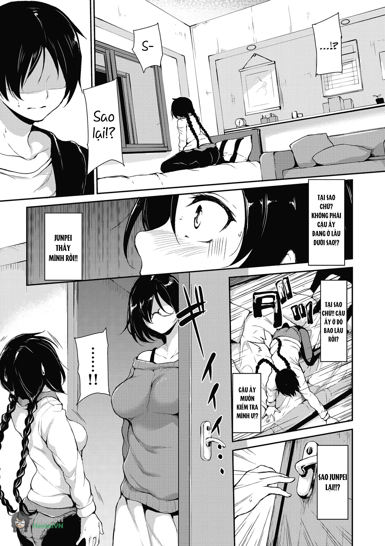 Đọc truyện hentai At Home Harem Fudeoro Sisters - Chap 5 - End