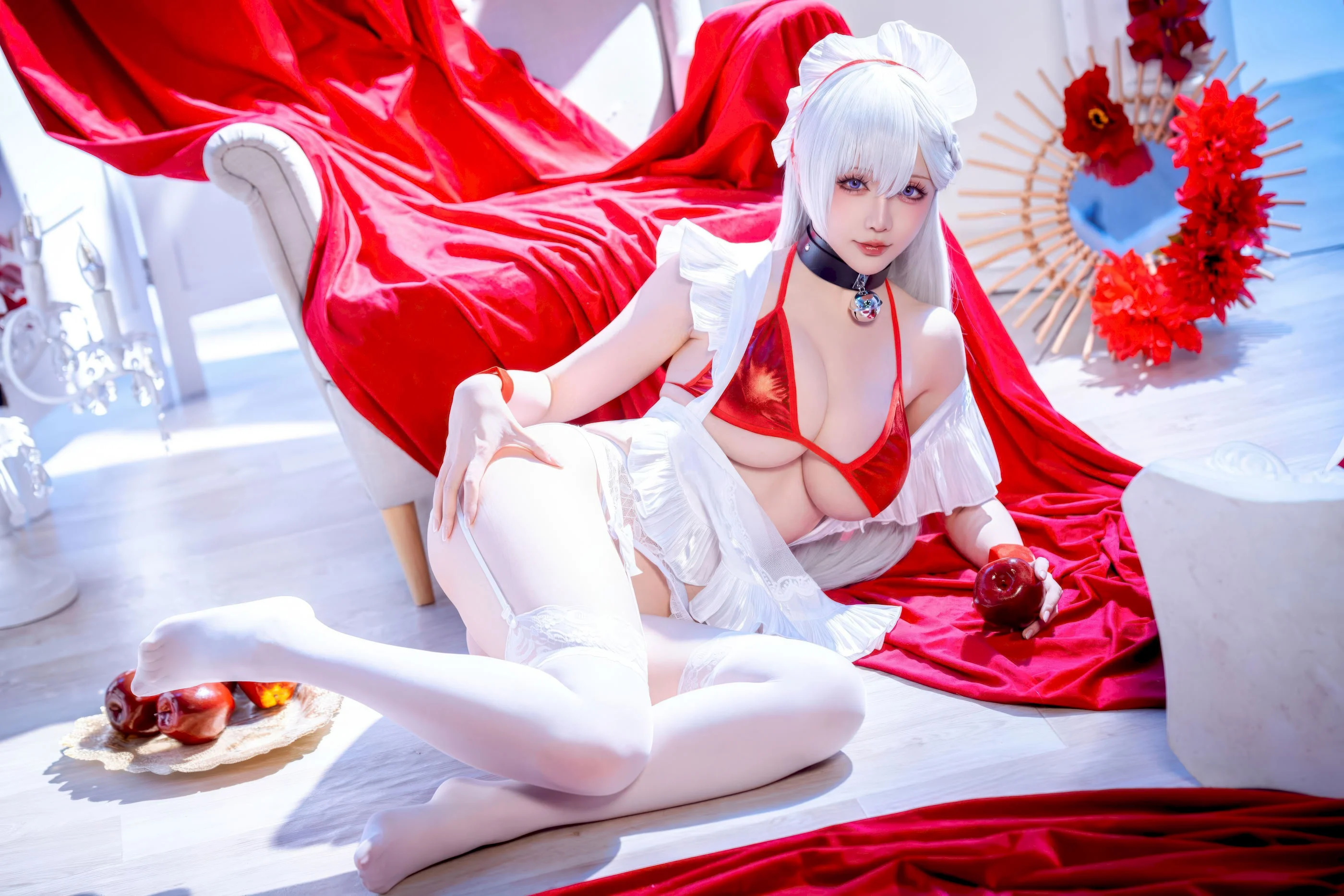 Đọc truyện hentai Tuyển tập Albums siêu phẩm Cosplay - Chap 1434 - Starry Night - (First Half) Azur Lane Belfast