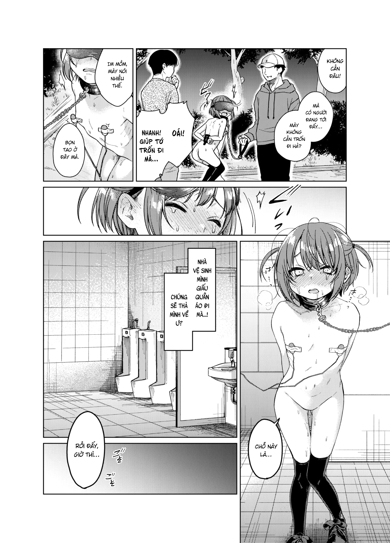 Đọc truyện hentai Uraaka ga Doukyuusei ni Barete Odosare Kyousei Roshutsu - Oneshot