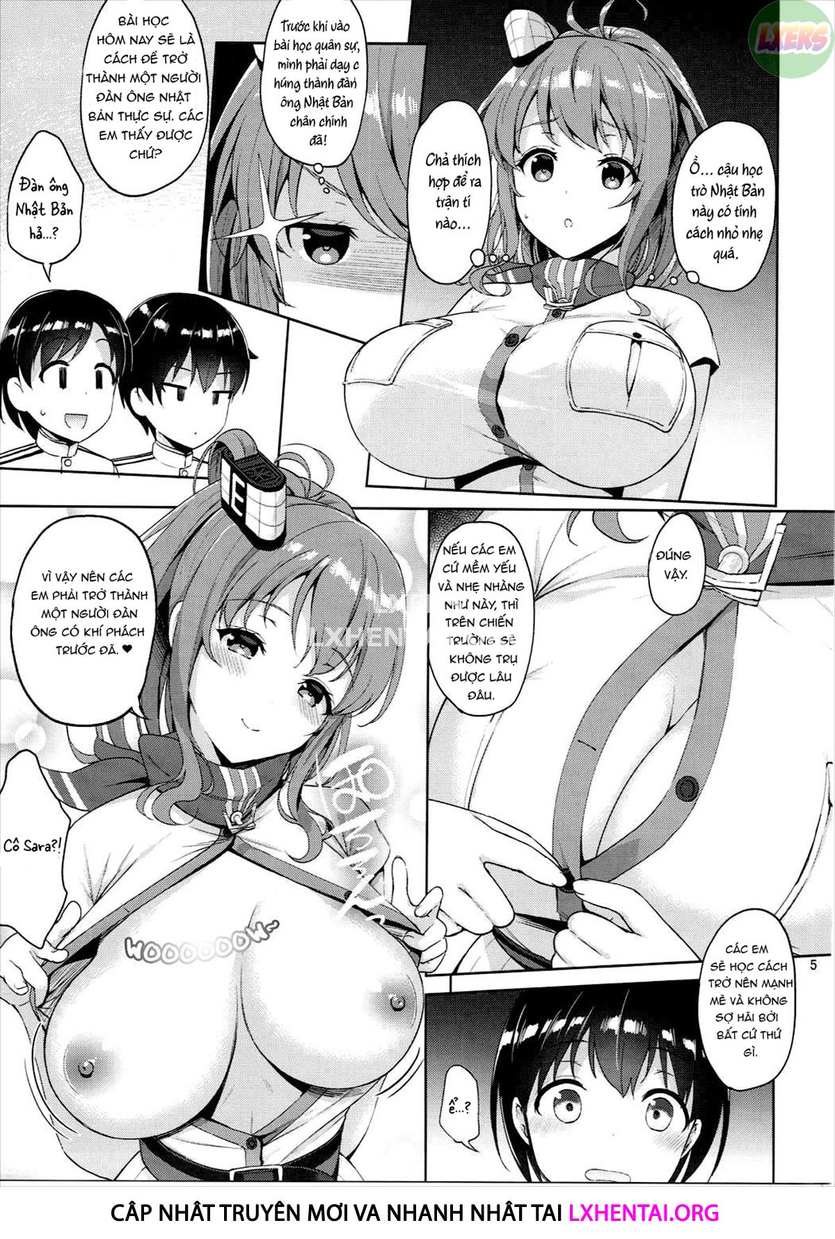 Đọc truyện hentai Saratoga-San Ga Shota Shikan Ni Oshieru Seikyouiku - Oneshot