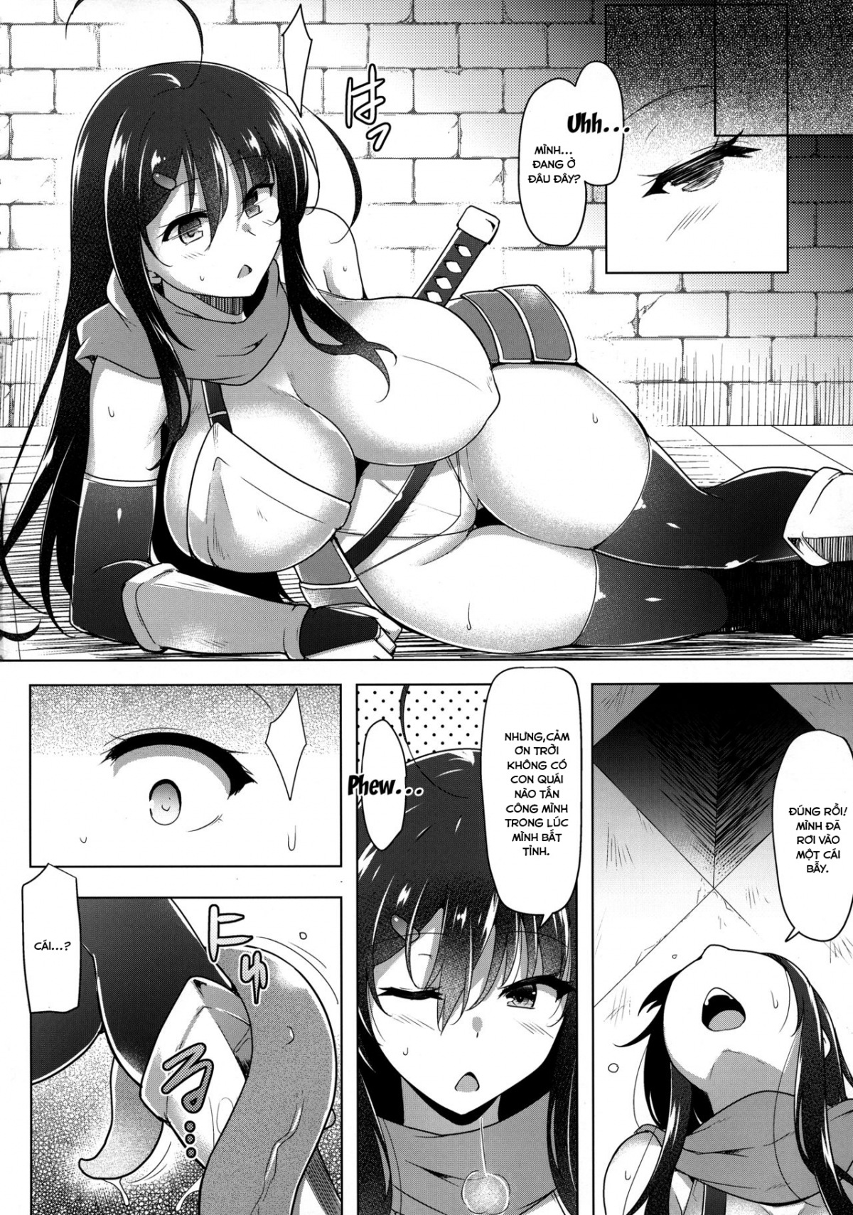 Đọc truyện hentai Nỗi đau của kiếm sĩ Futanari Shizuku - Oneshot