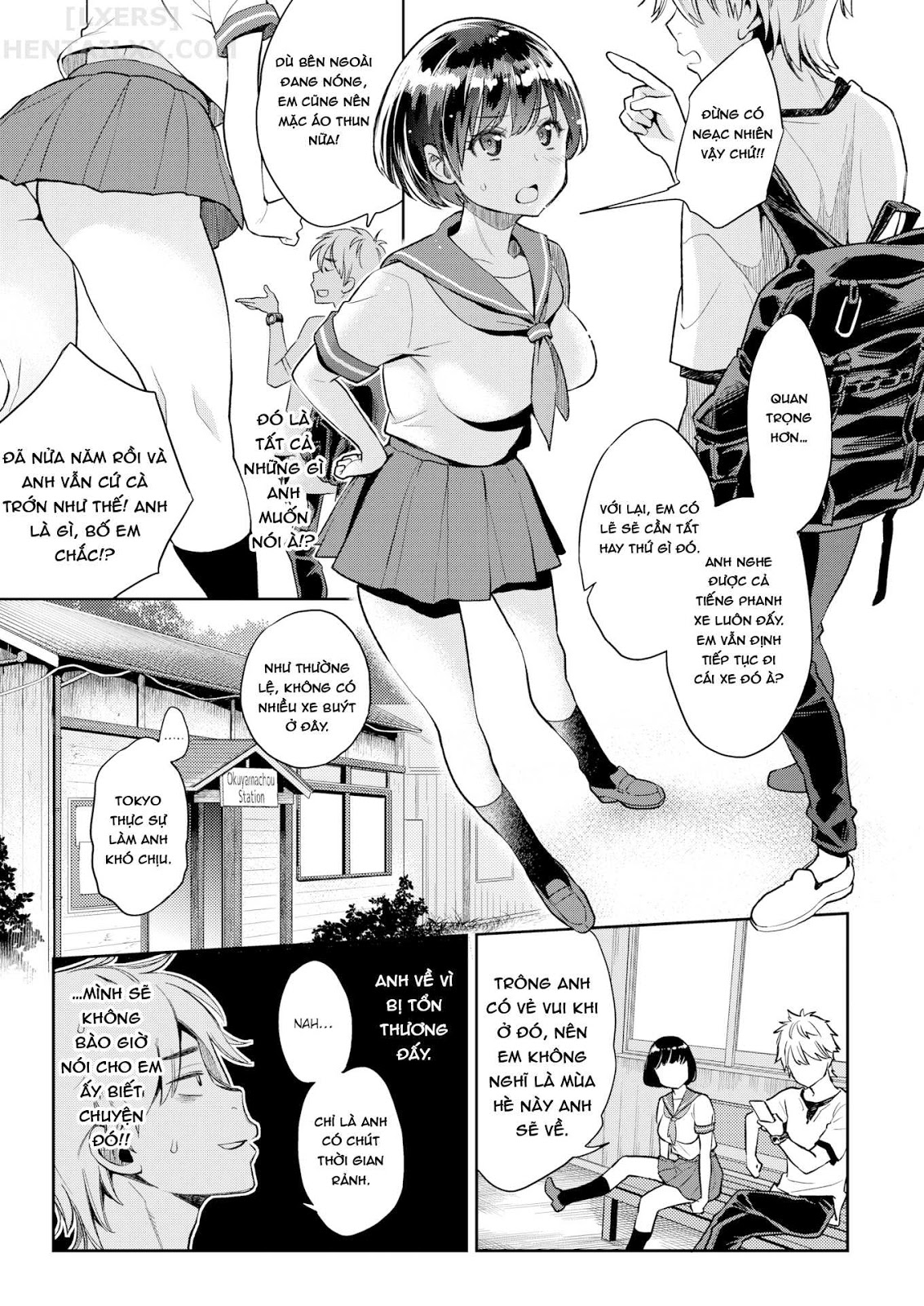 Đọc truyện hentai Horny Hometown - Chap 1