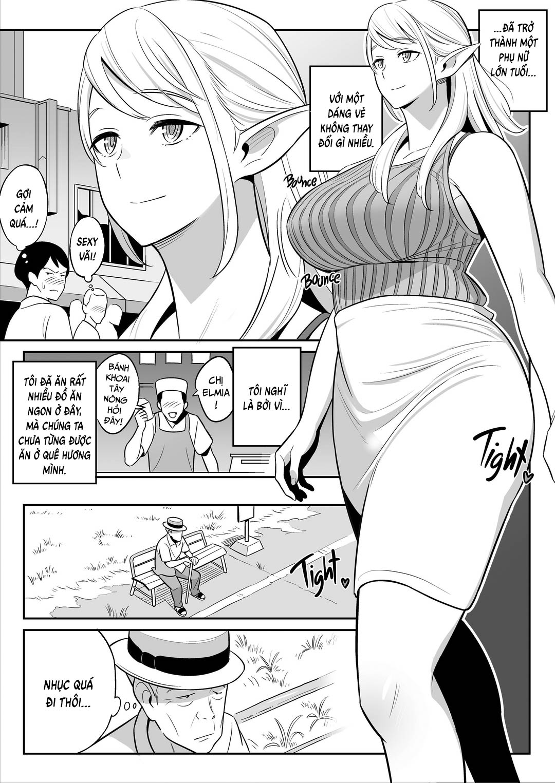 Đọc truyện hentai Ham muốn thím elf của tôi bùng nổ - Oneshot
