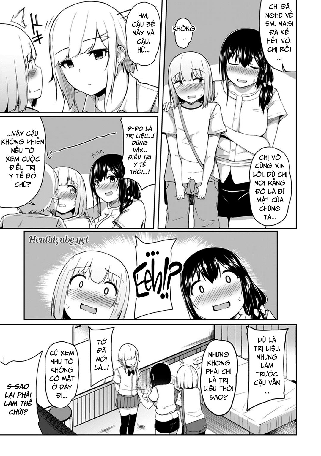 Đọc truyện hentai Tôi ấn nhầm huyệt làm em ấy cứng ngắc!? Bị mát xa ngược lại bằng cặc em ấy! - Chap 4 - Cô bạn đa nghi