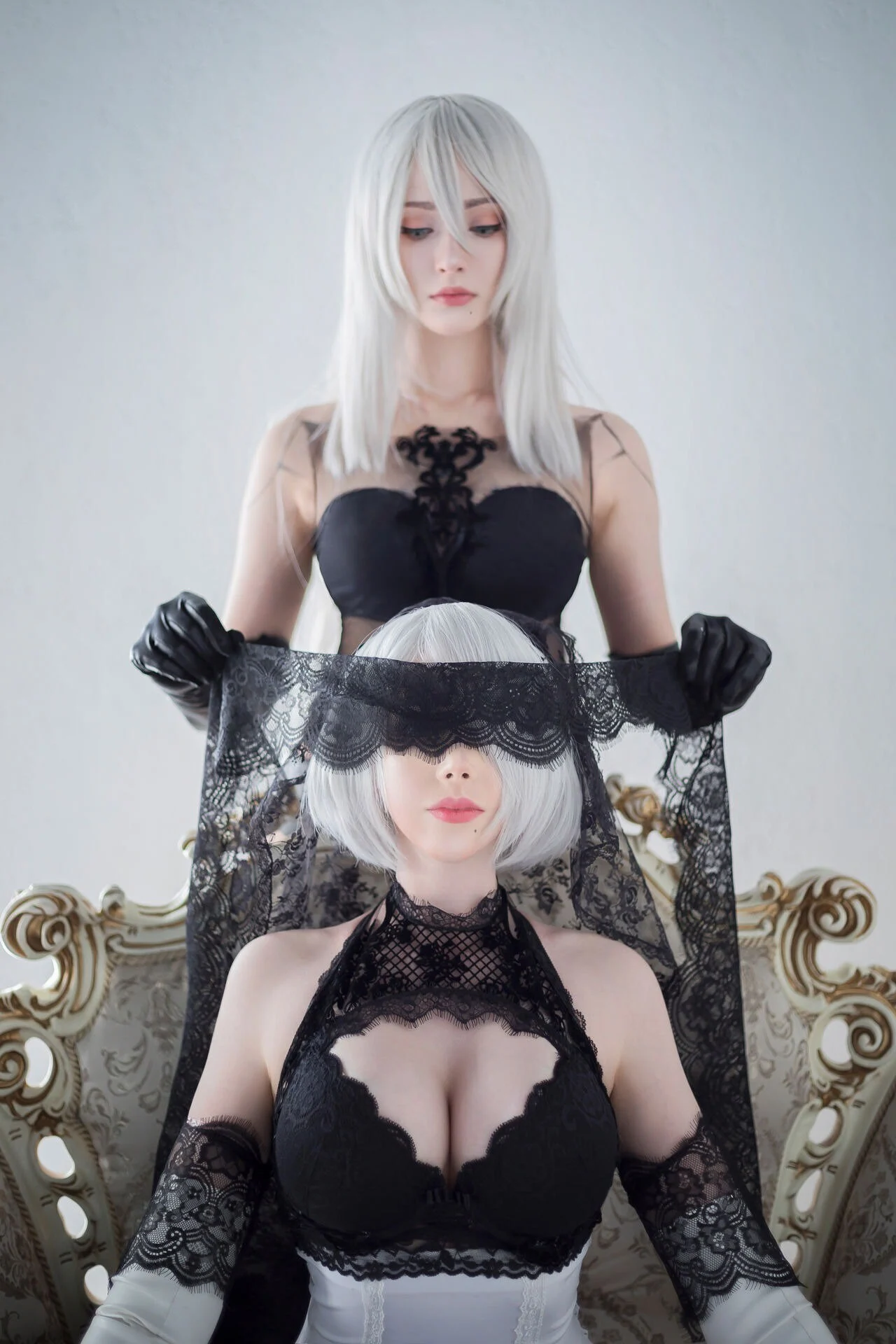 Đọc truyện hentai Tuyển tập Albums siêu phẩm Cosplay - Chap 552 - Saya The Fox X Misaki Sai - A2 X 2B