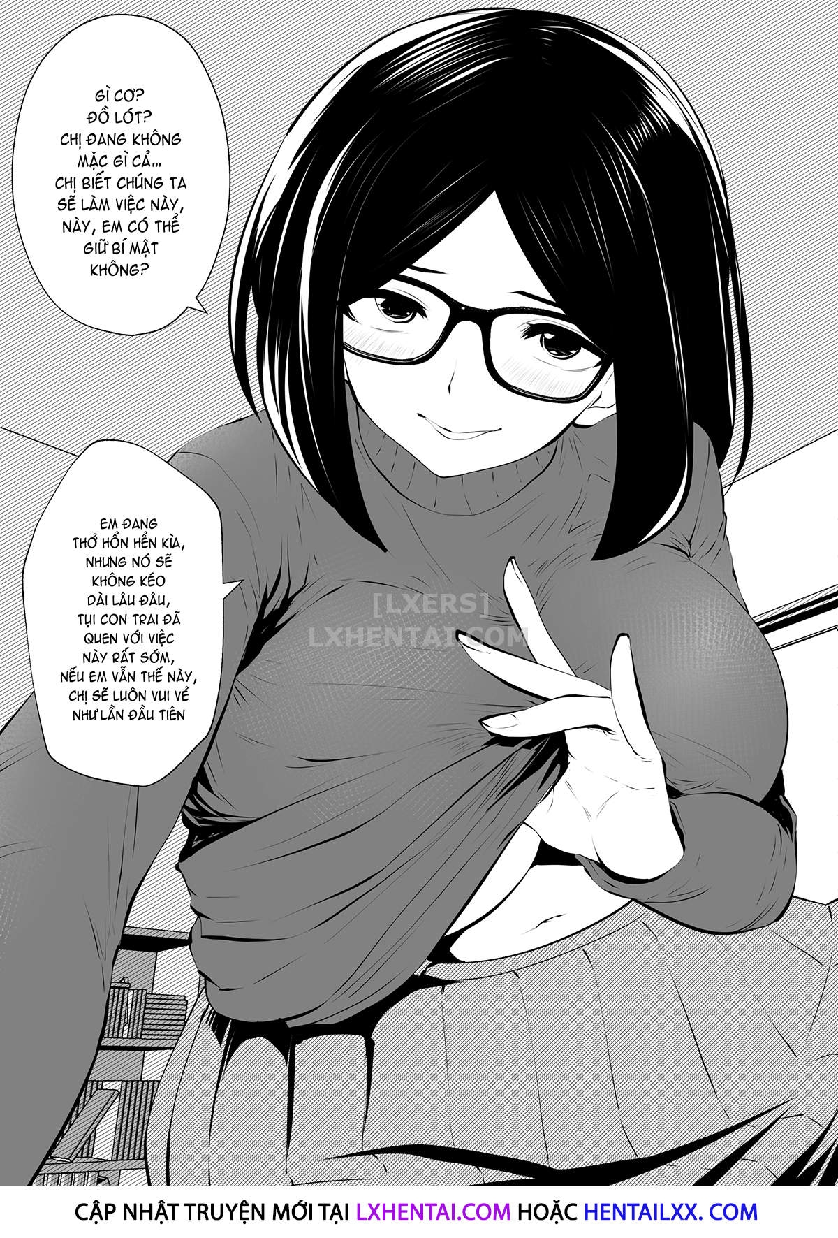 Đọc truyện hentai Ms. Black Rimmed Glasses - Oneshot